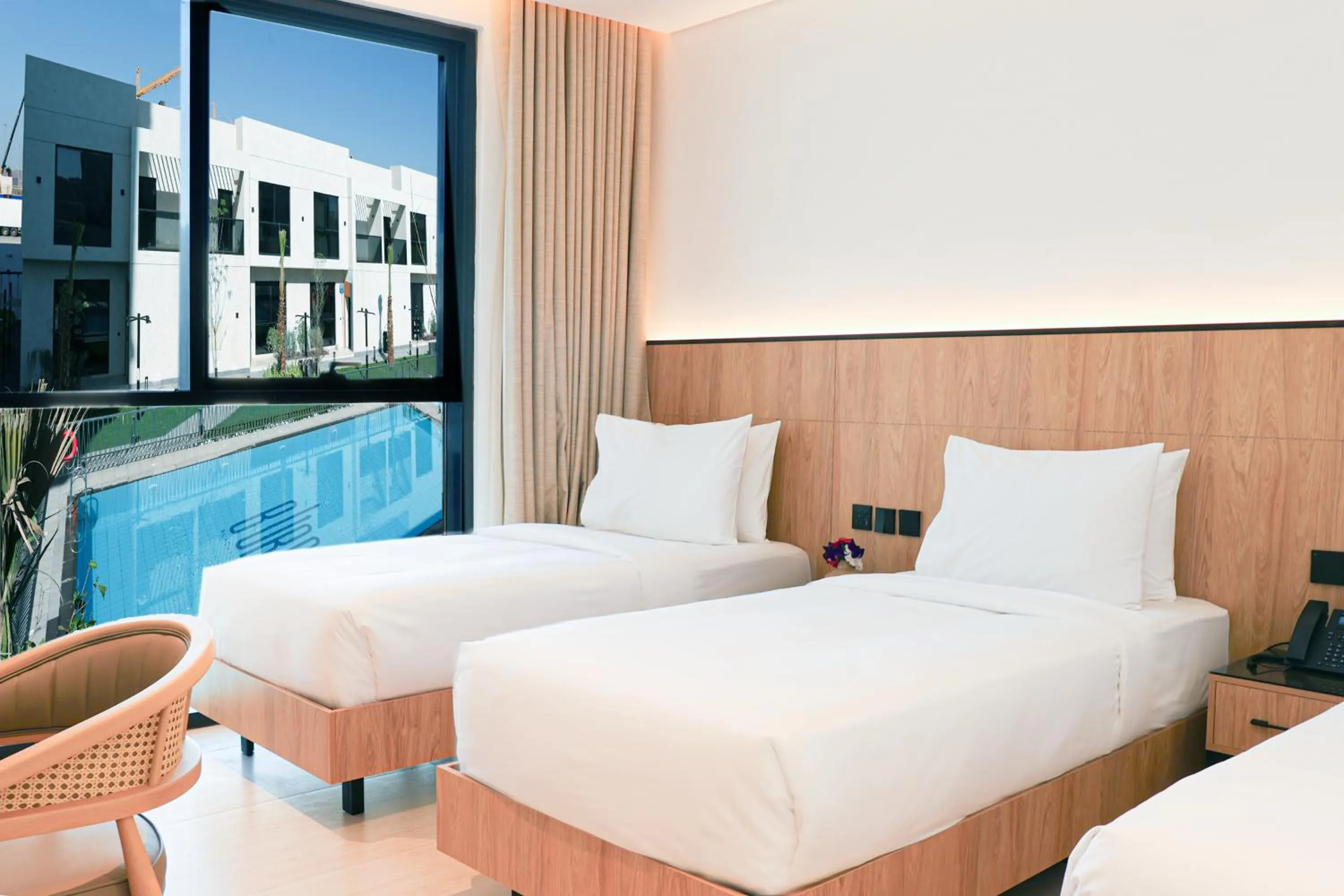 Bed in Hafawah Resort