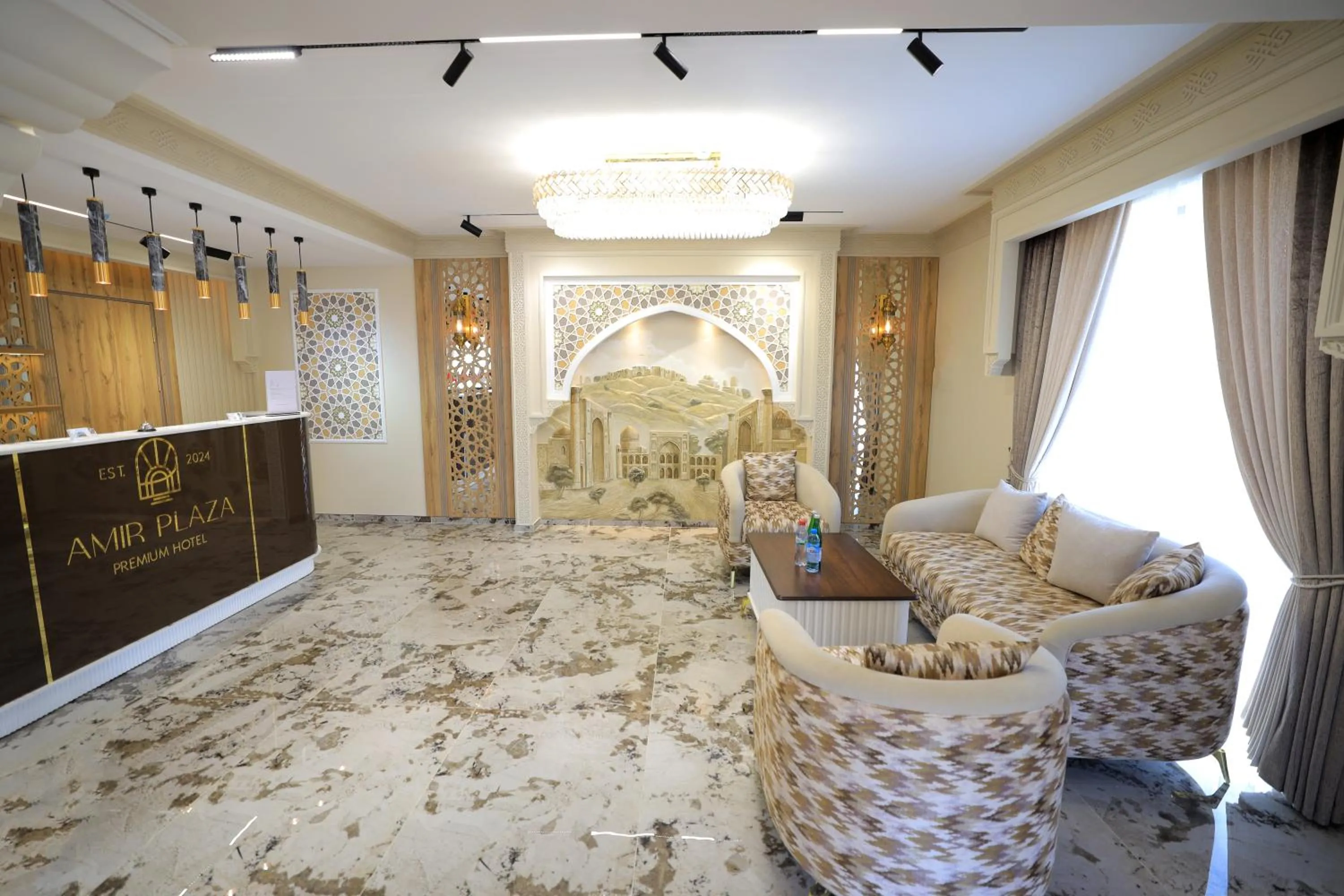 Lobby or reception in AMIR PLAZA hotel
