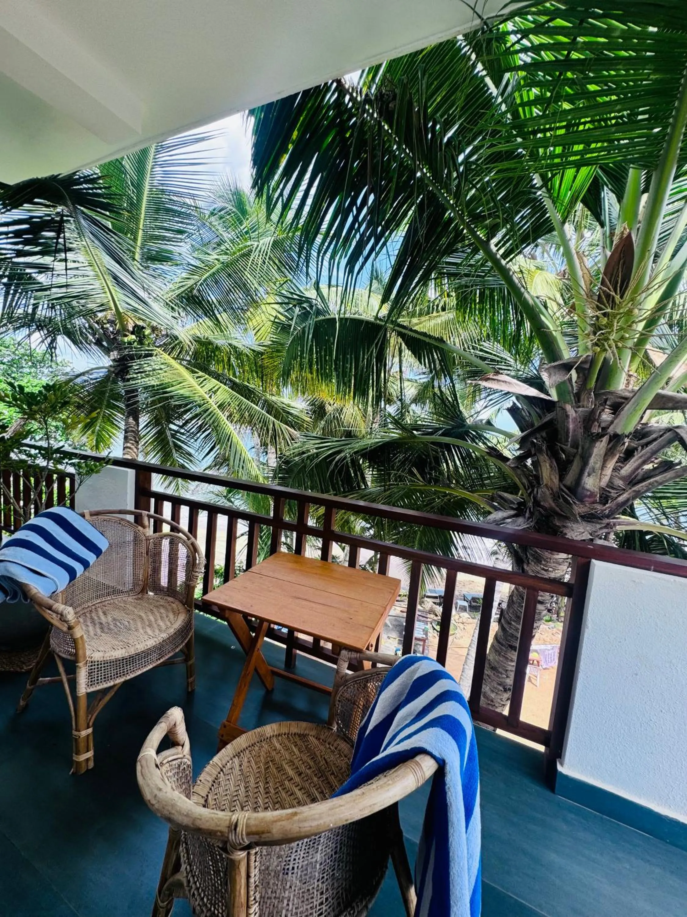 Day in Coconut Palm beach restaurant and rooms