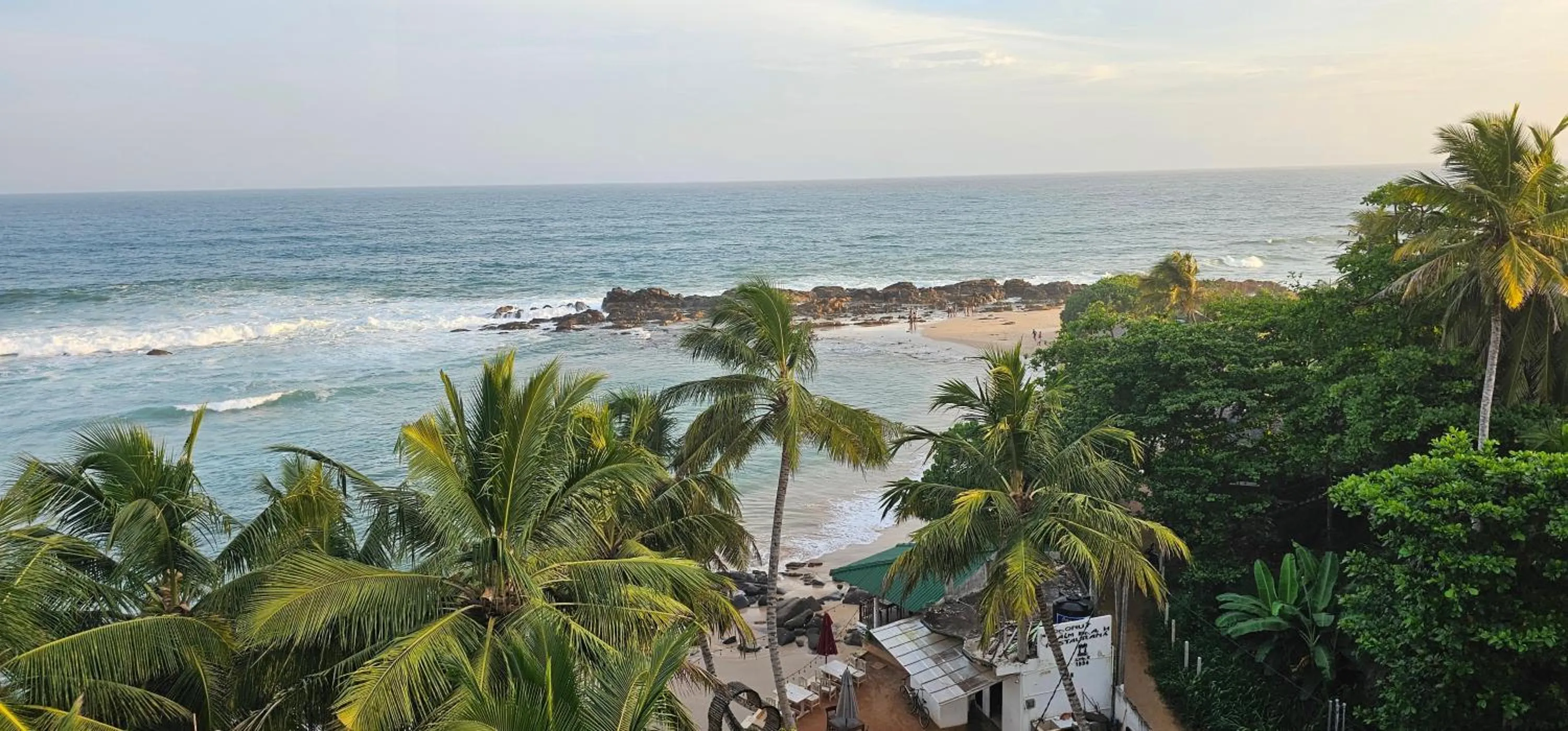 Coconut Palm beach restaurant and rooms