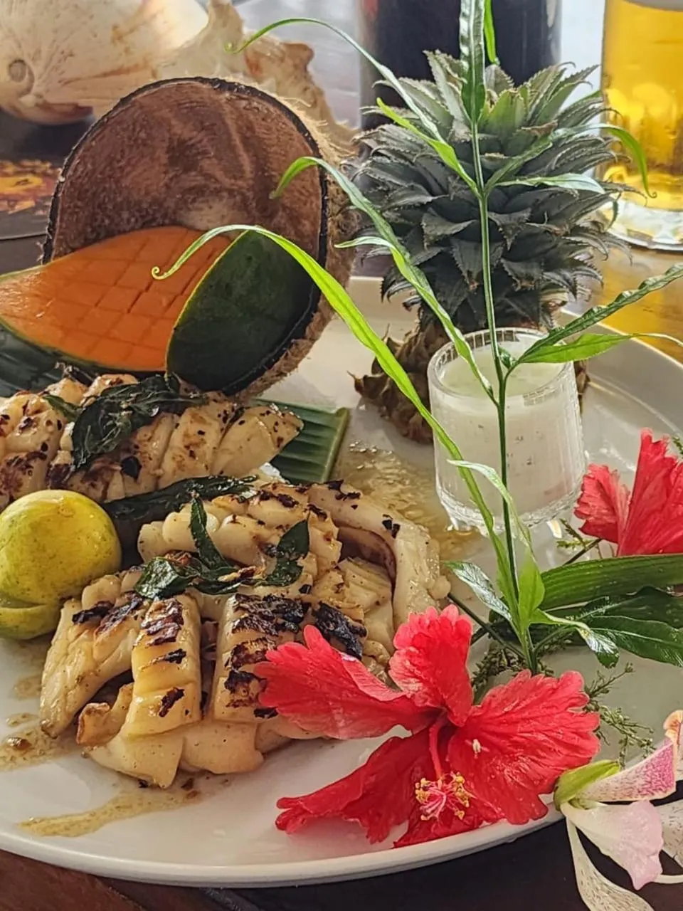 Coconut Palm beach restaurant and rooms