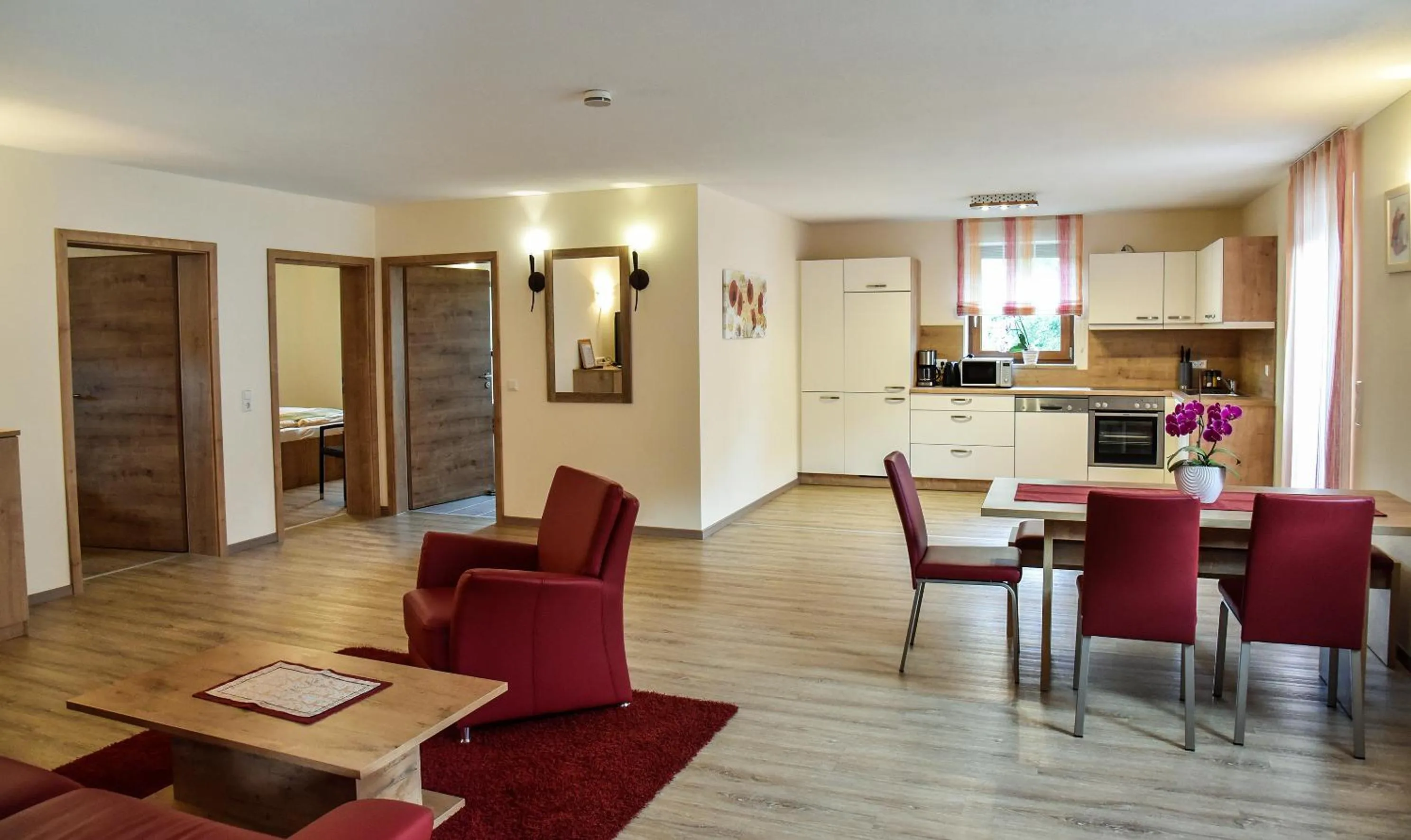 Kitchen or kitchenette in Landhotel Zum Adler