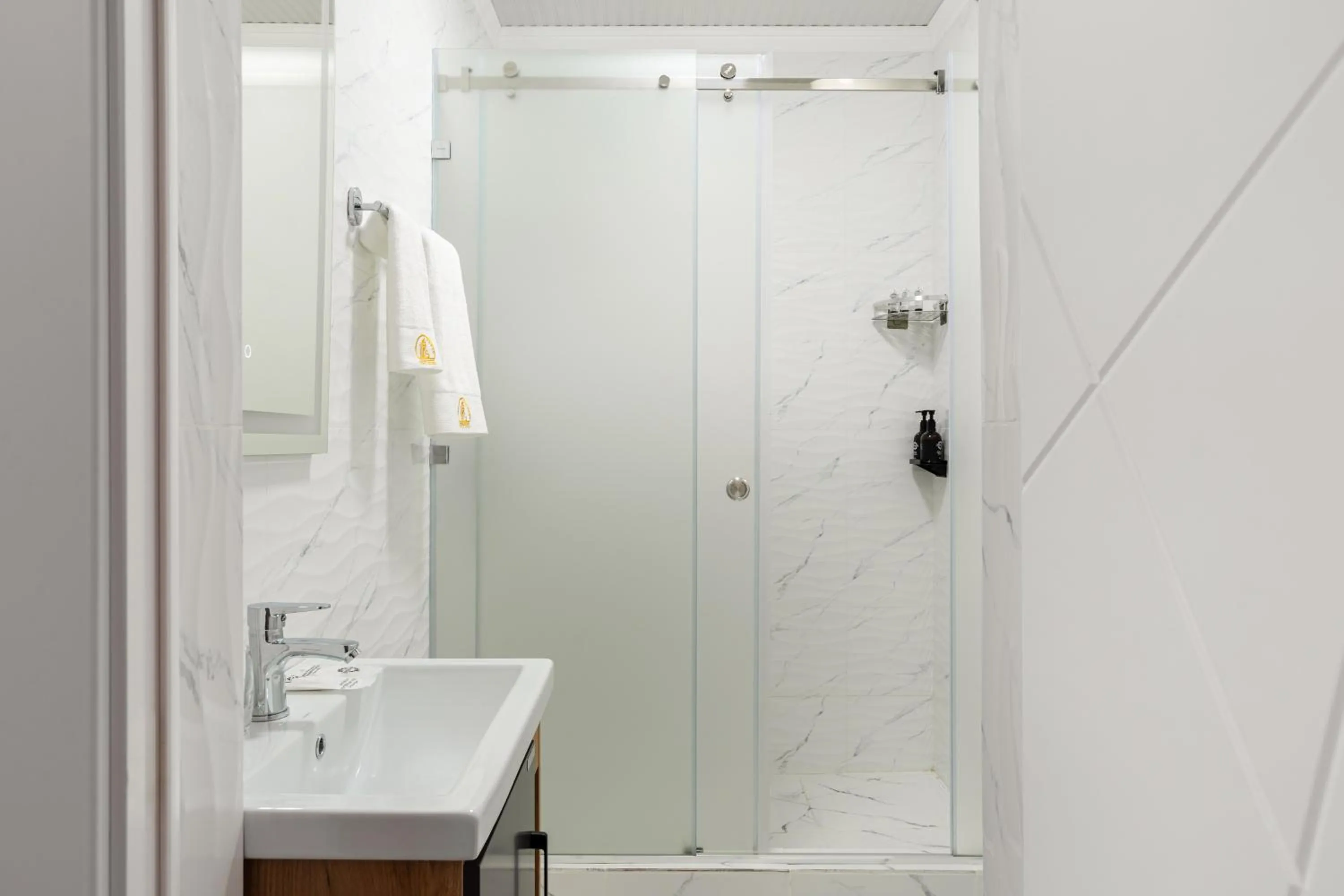 Shower in Cozy Hotel