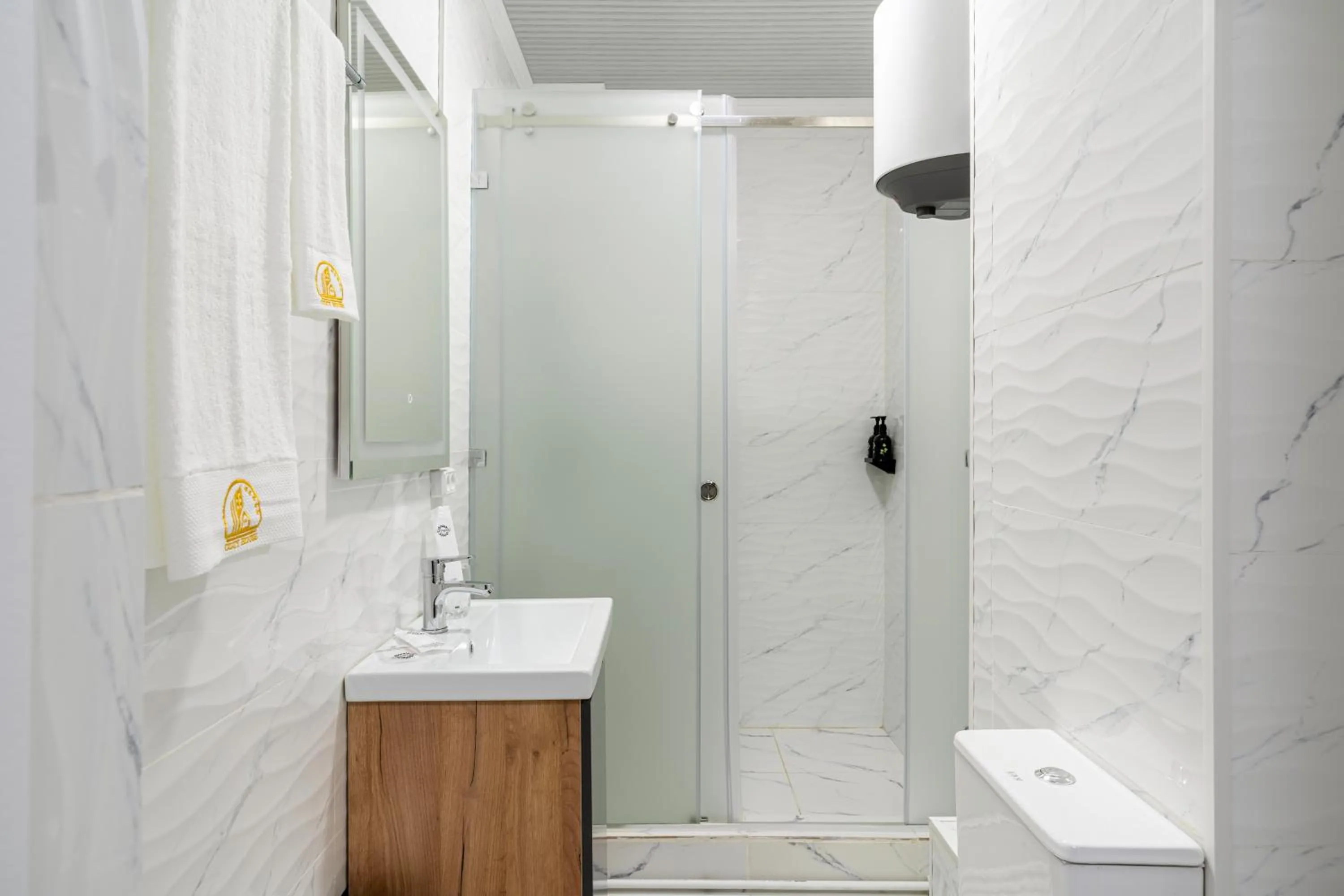 Shower in Cozy Hotel