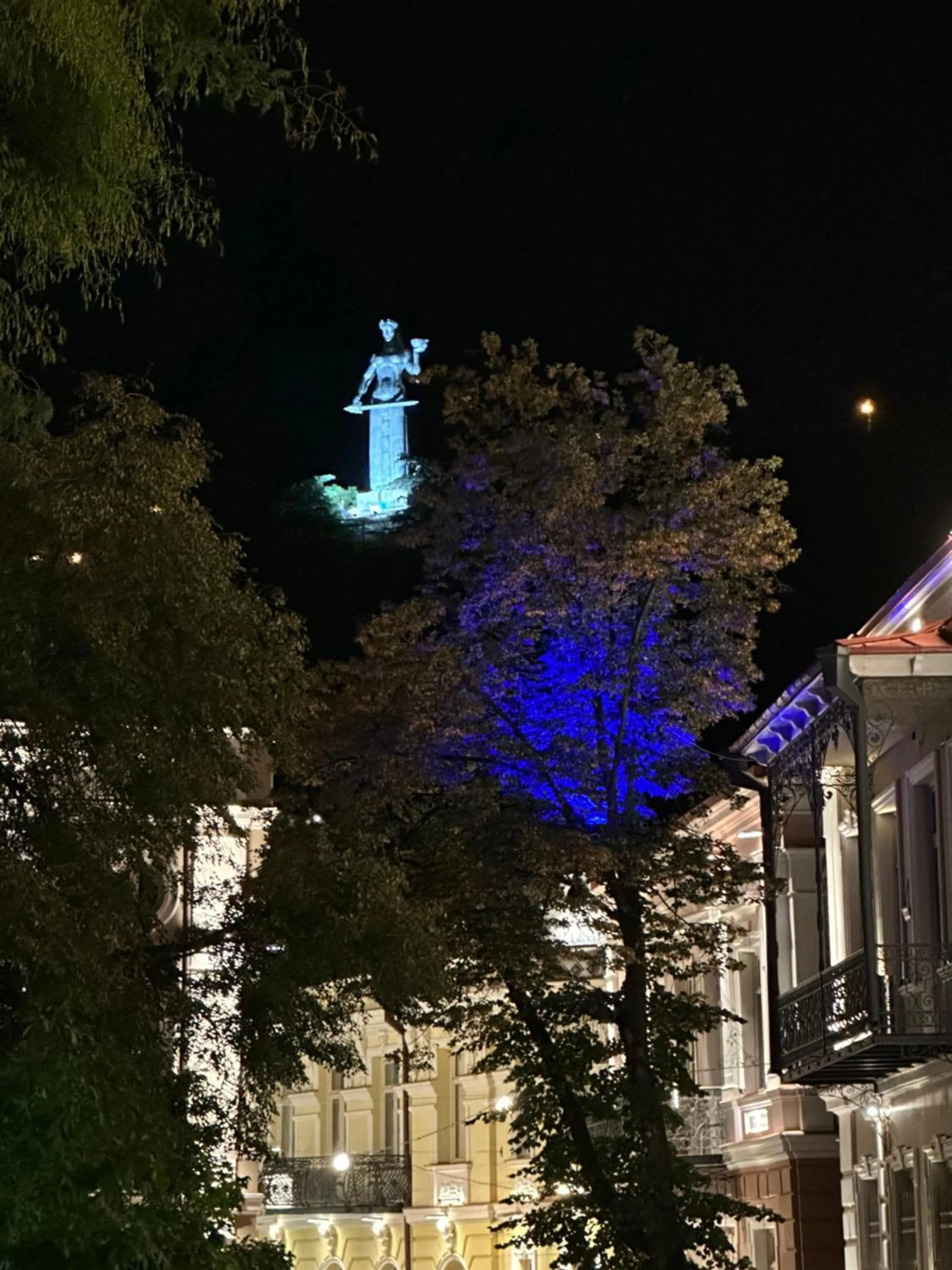 Night in Apartment Gudiashvili square