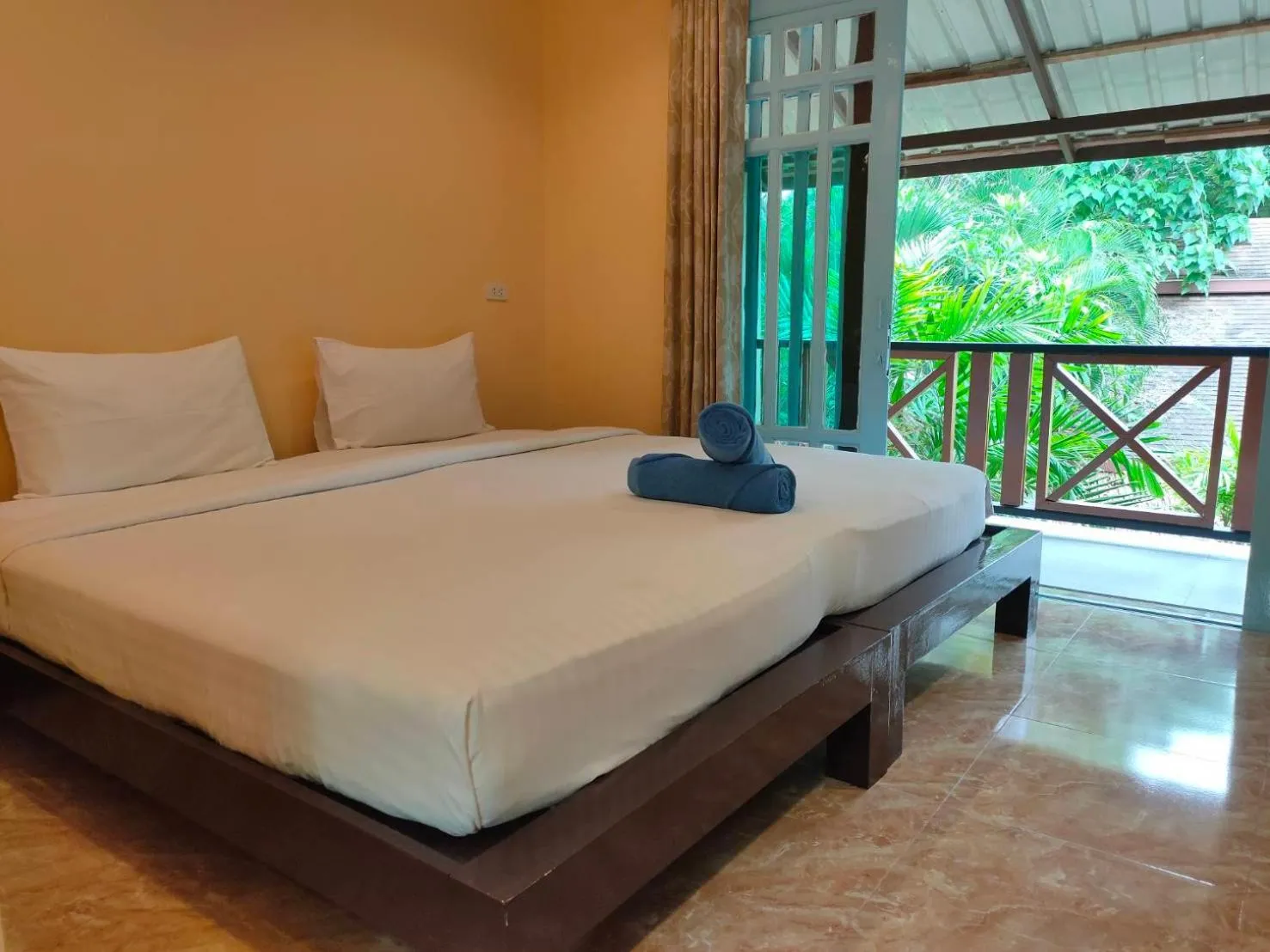 Bed in Banana Beach Resort