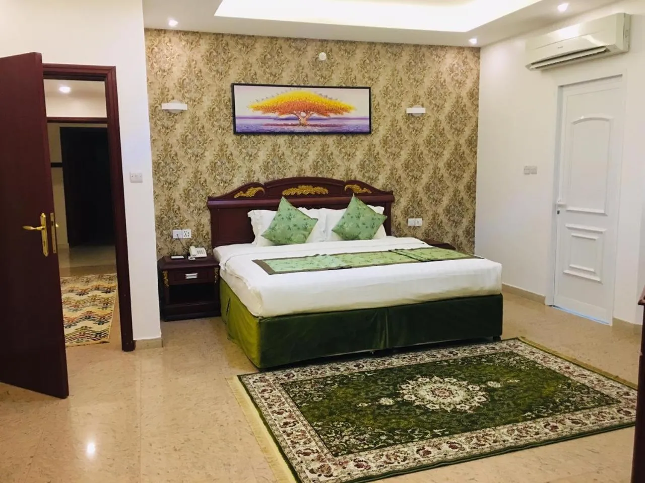 Bed in Al Diyar Hotel