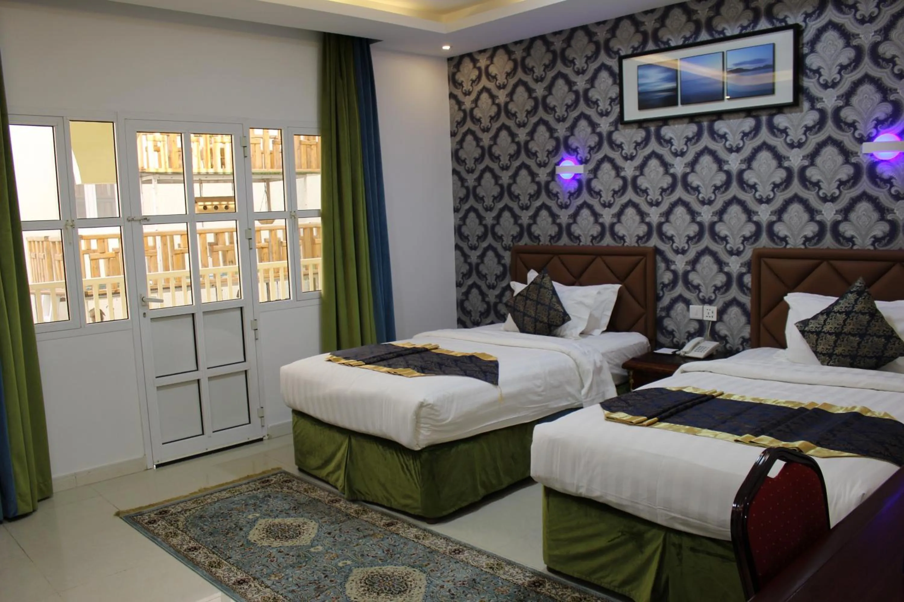 Bed in Al Diyar Hotel
