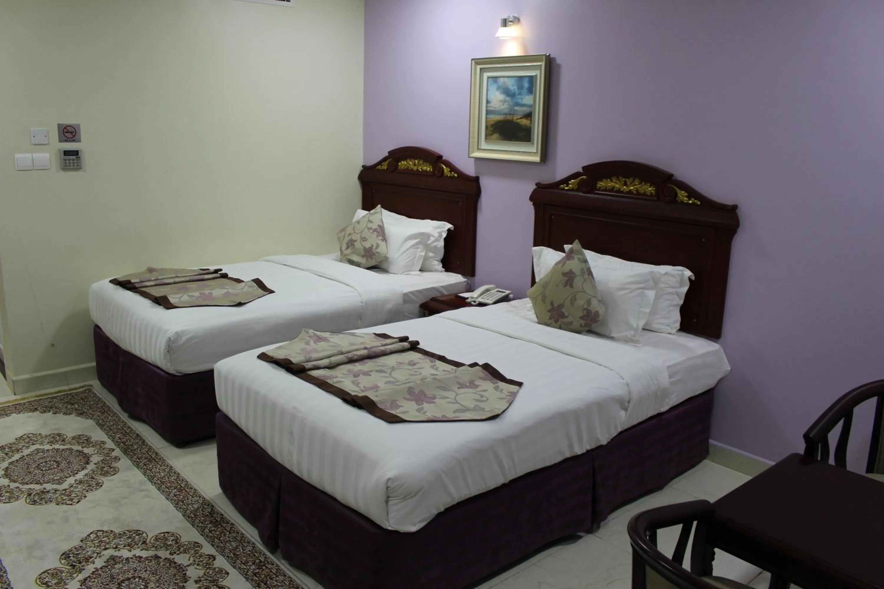 Bed in Al Diyar Hotel