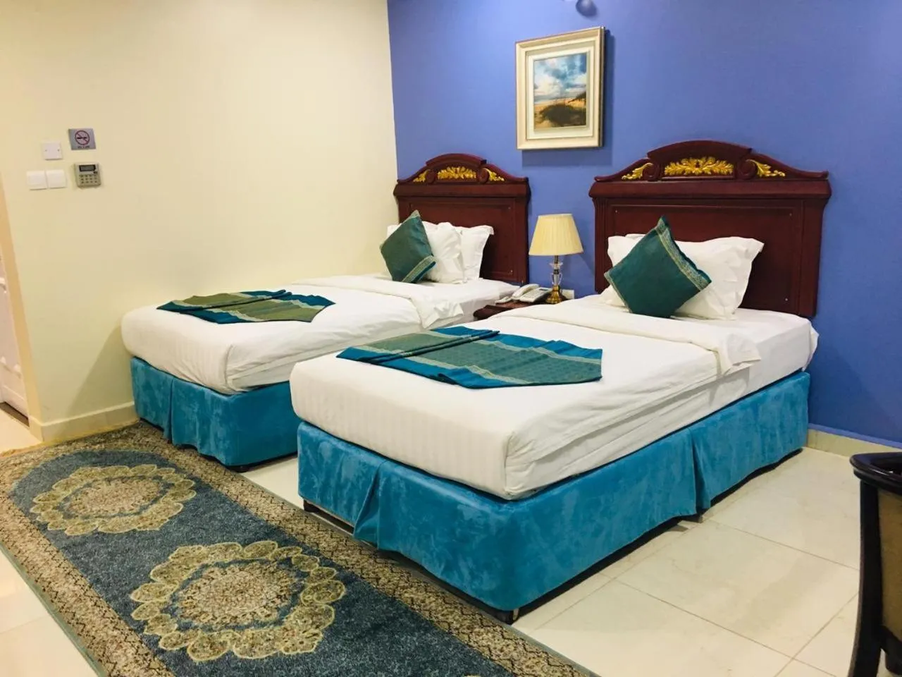 Bed in Al Diyar Hotel
