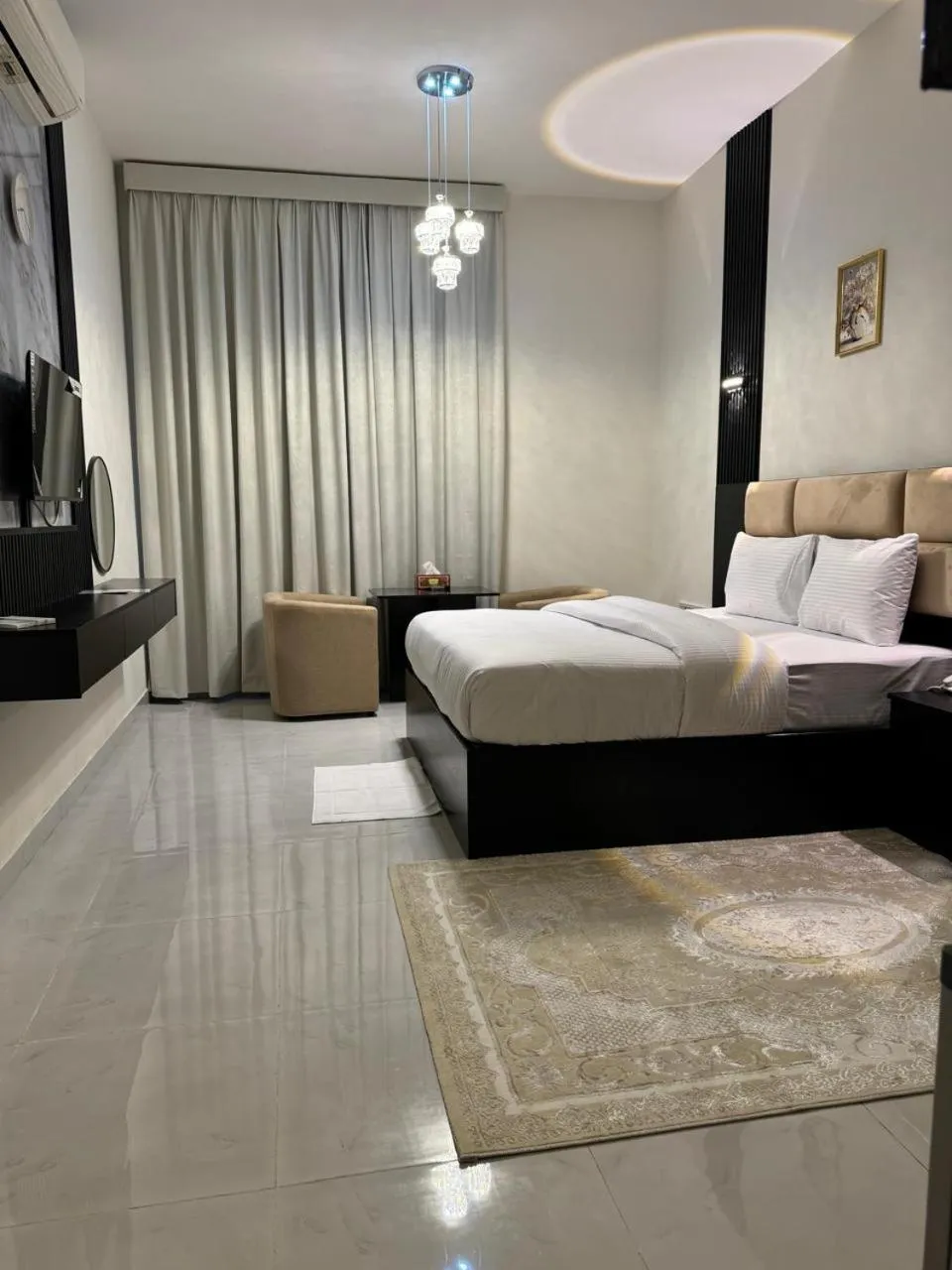 Bed in Al Zahra Hotel Apartments Ras Al Khaimah