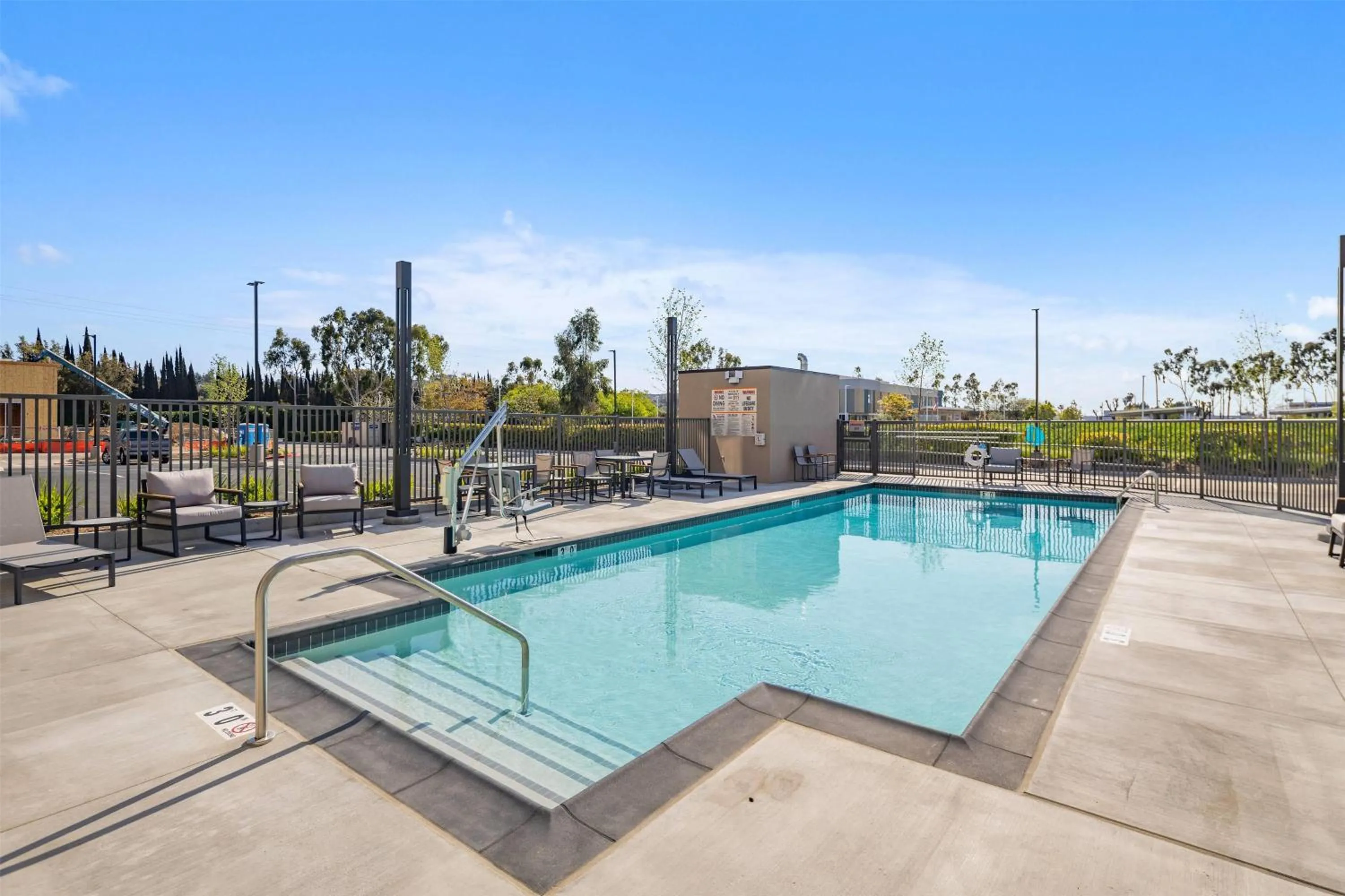 Pool view in La Quinta Inn & Suites by Wyndham La Habra