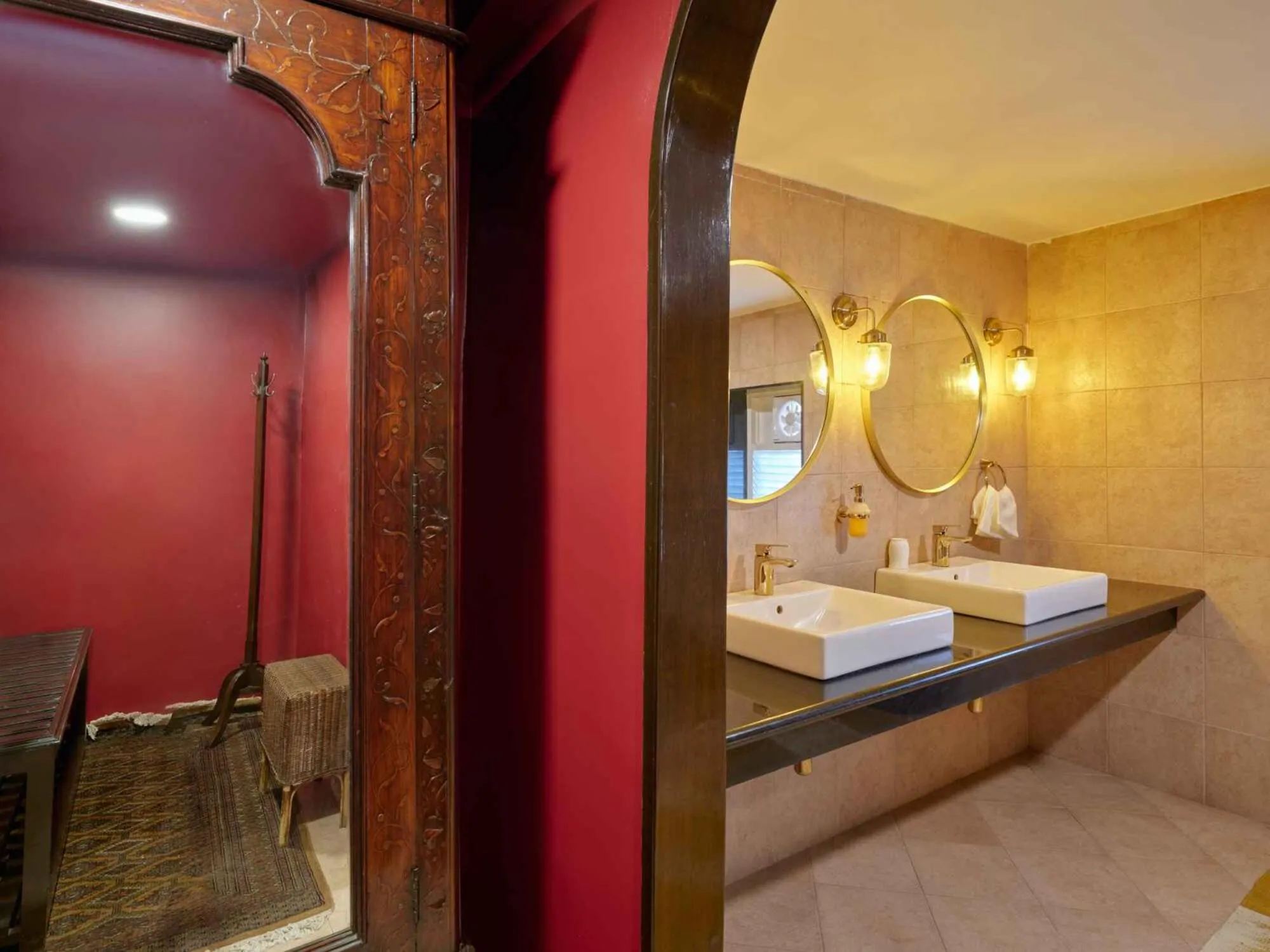 Bathroom in juSTa Diwans Bungalow