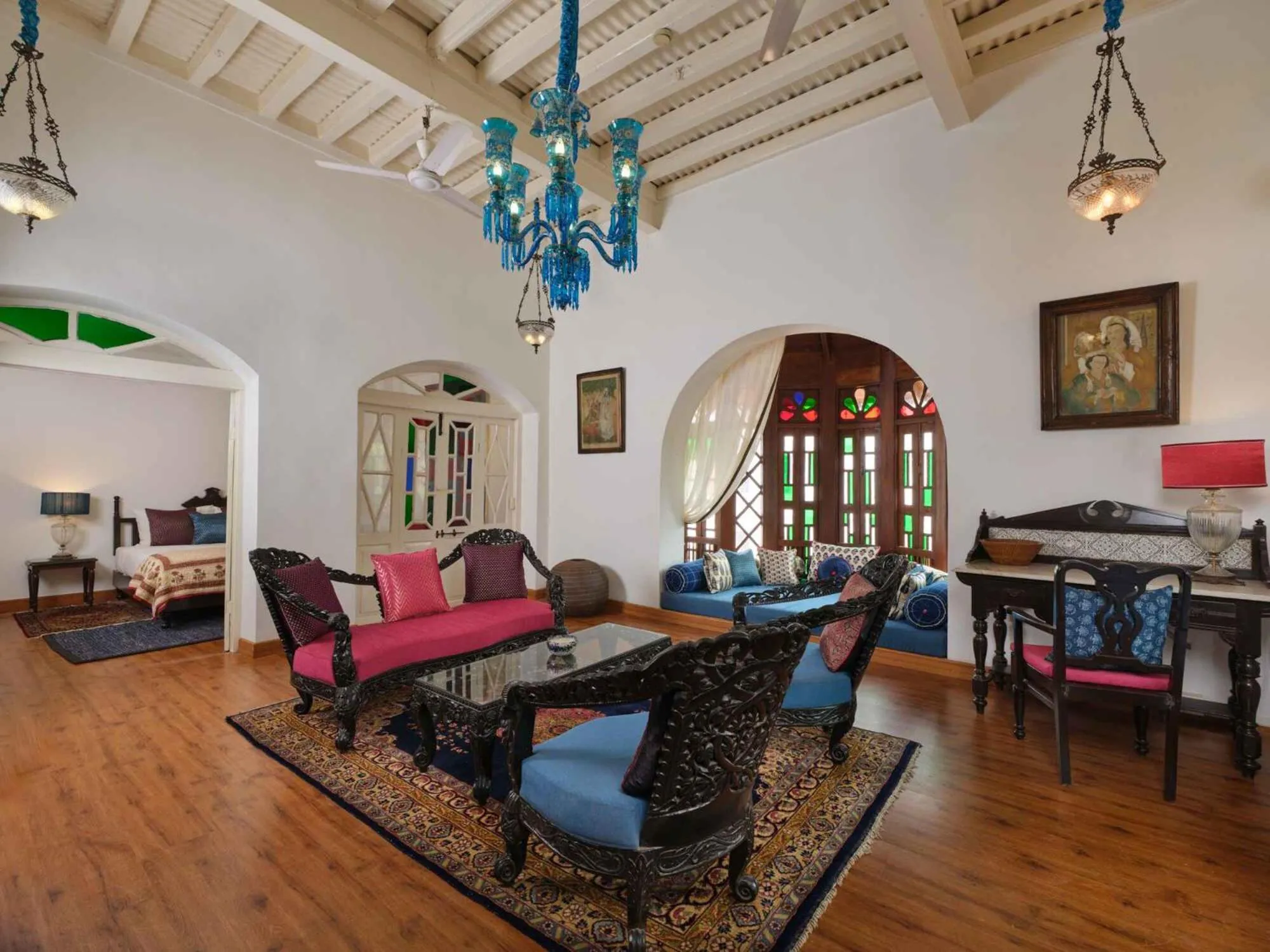 Living room in juSTa Diwans Bungalow