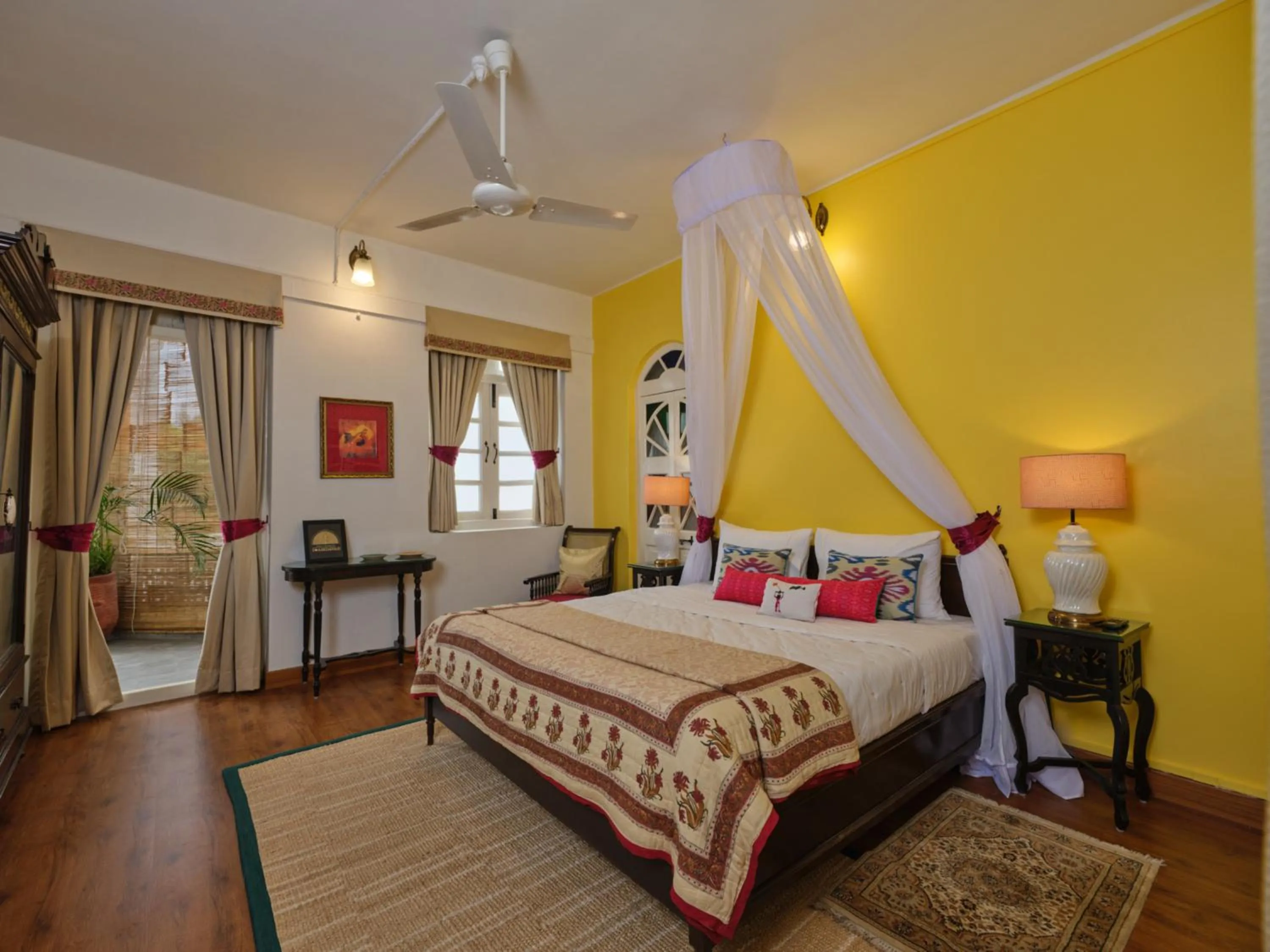 Bedroom, Bed in juSTa Diwans Bungalow