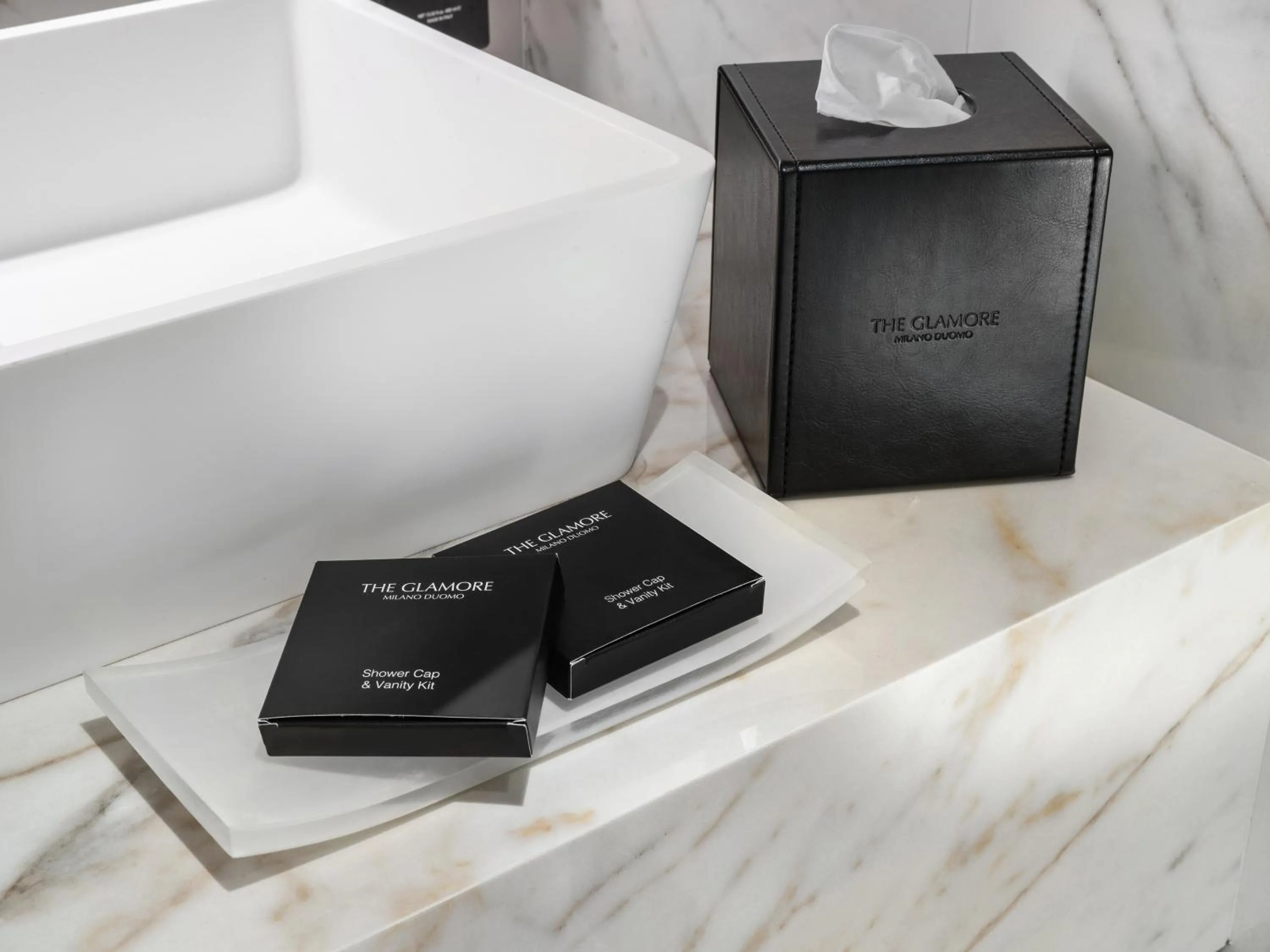 Bathroom in The Glamore Milano Duomo