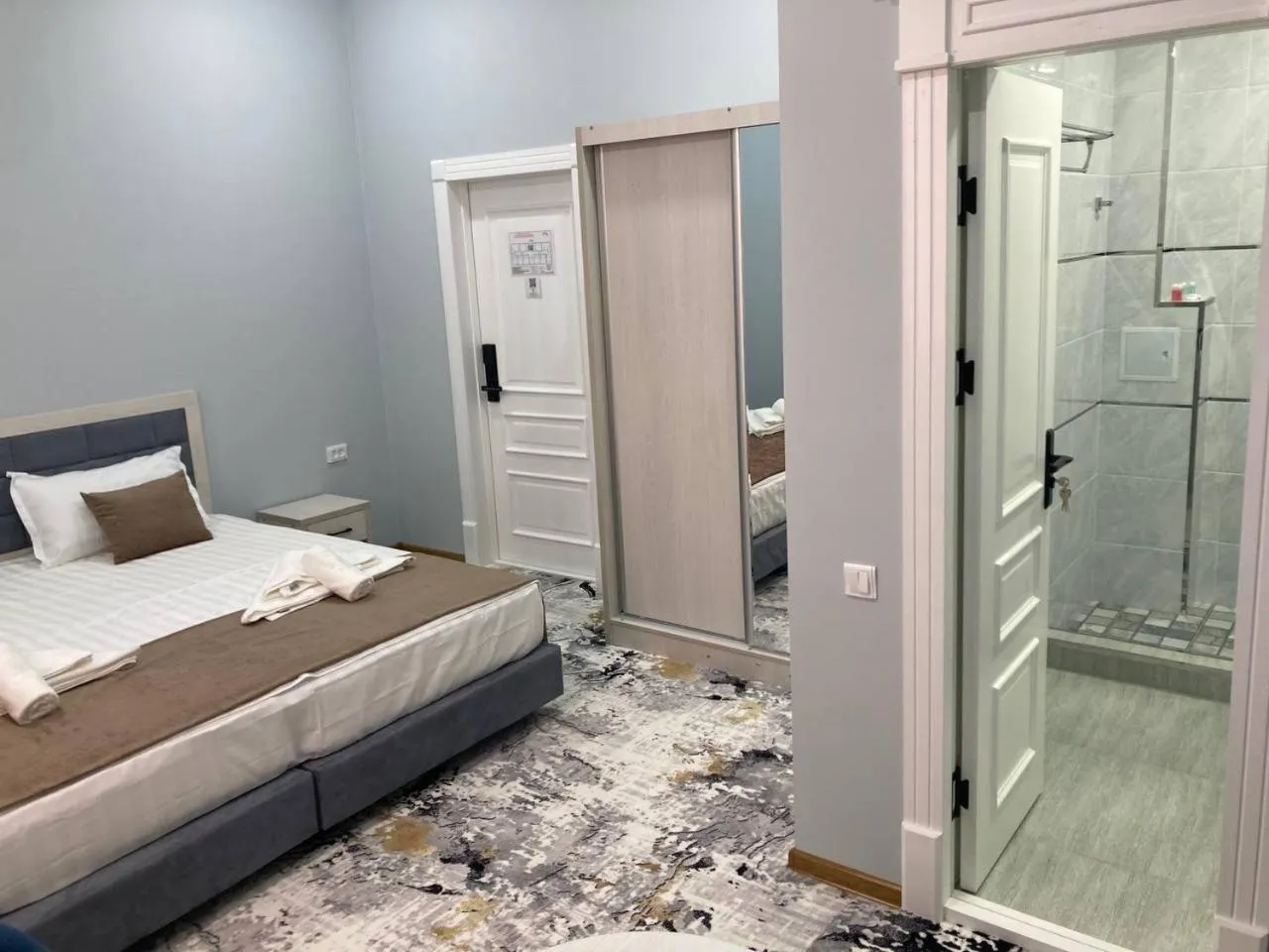 Shower, Bed in Zehra Hotel