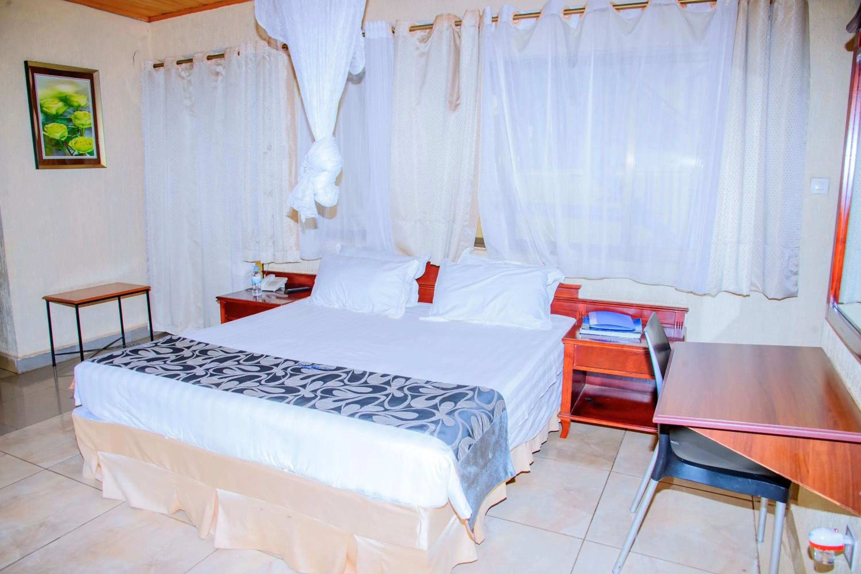 Bed in Kigali diplomat Hotel