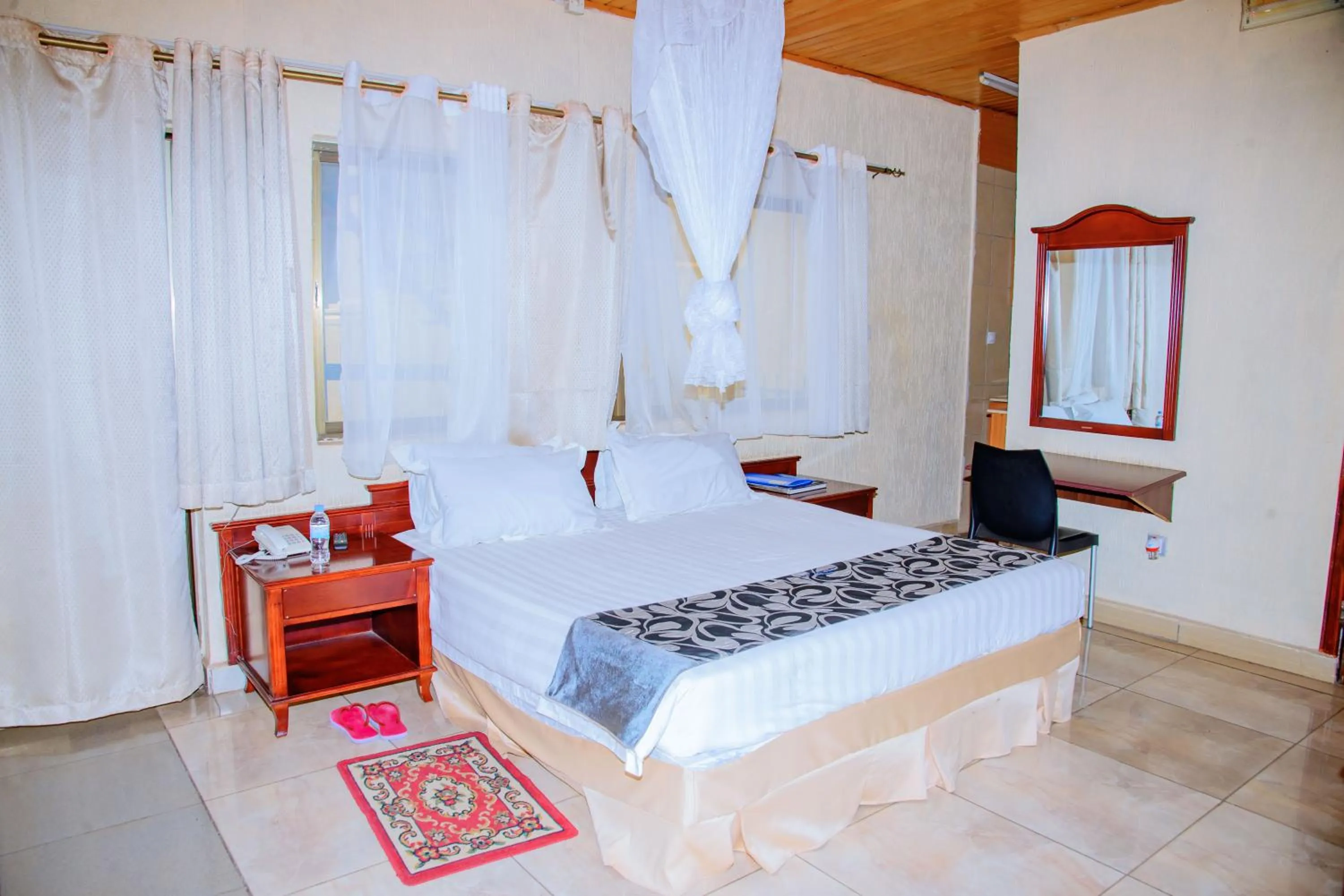 Bed in Kigali diplomat Hotel