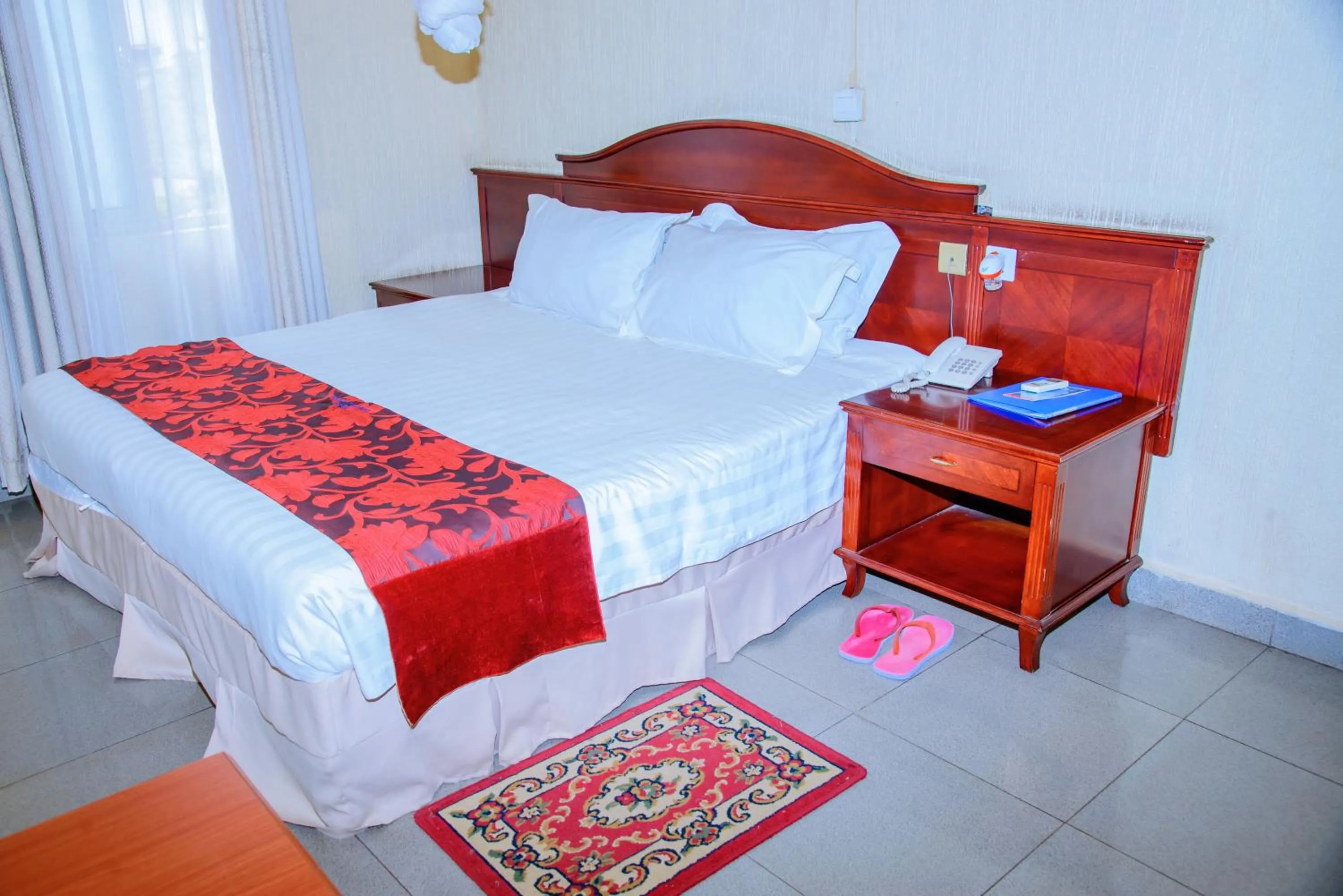 Bed in Kigali diplomat Hotel