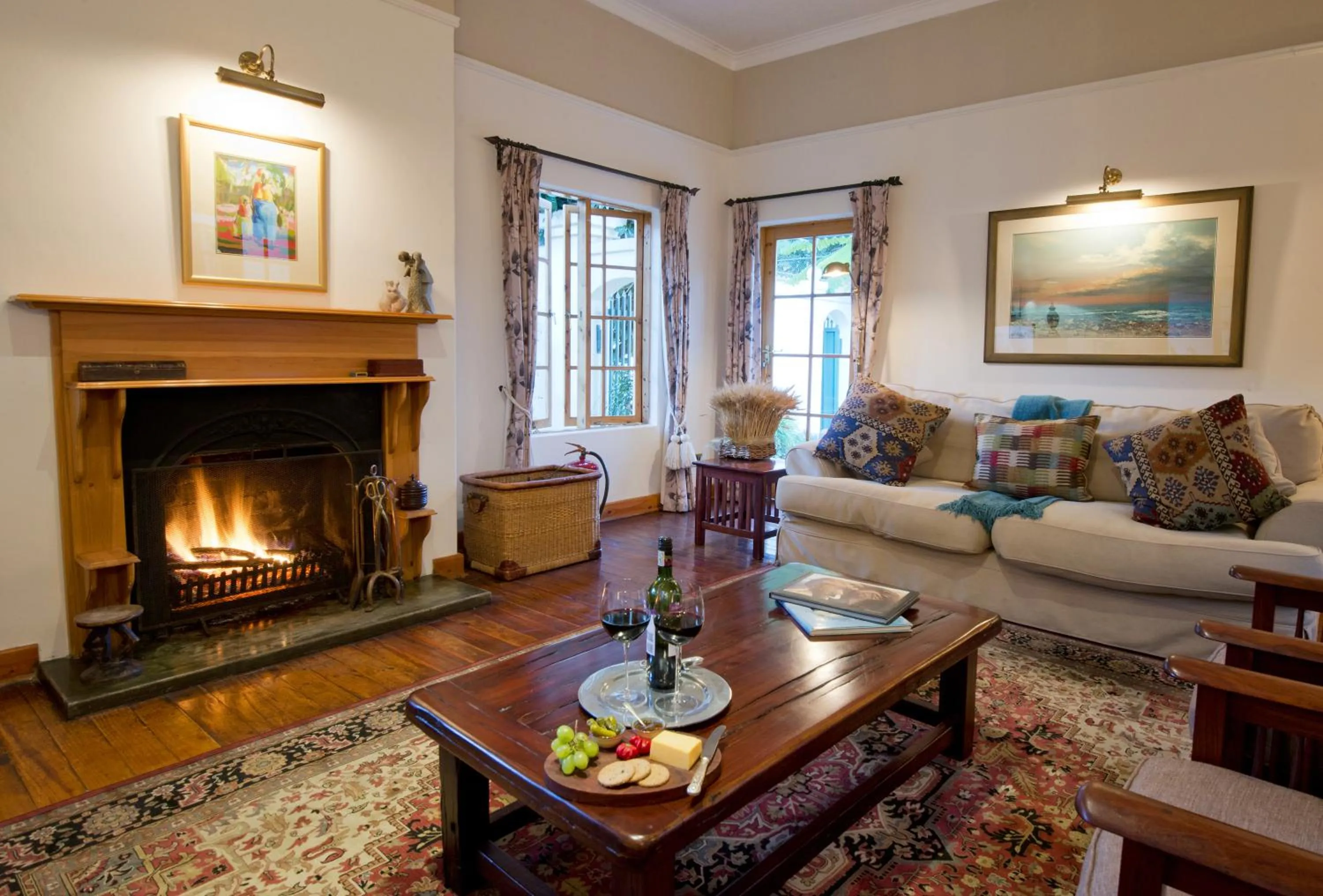 Living room in York Lodge