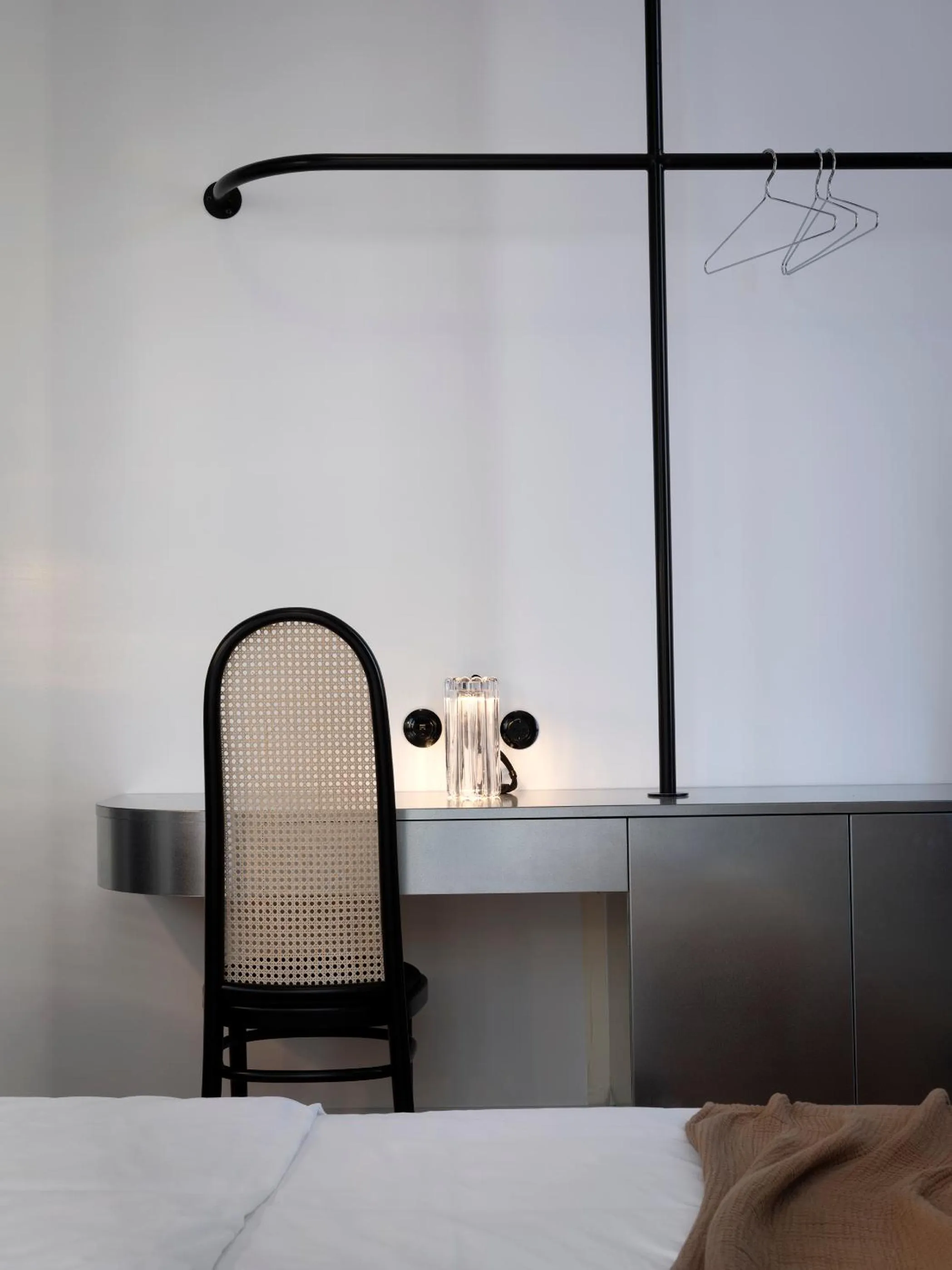 Decorative detail, Bed in Hipsters Hotel