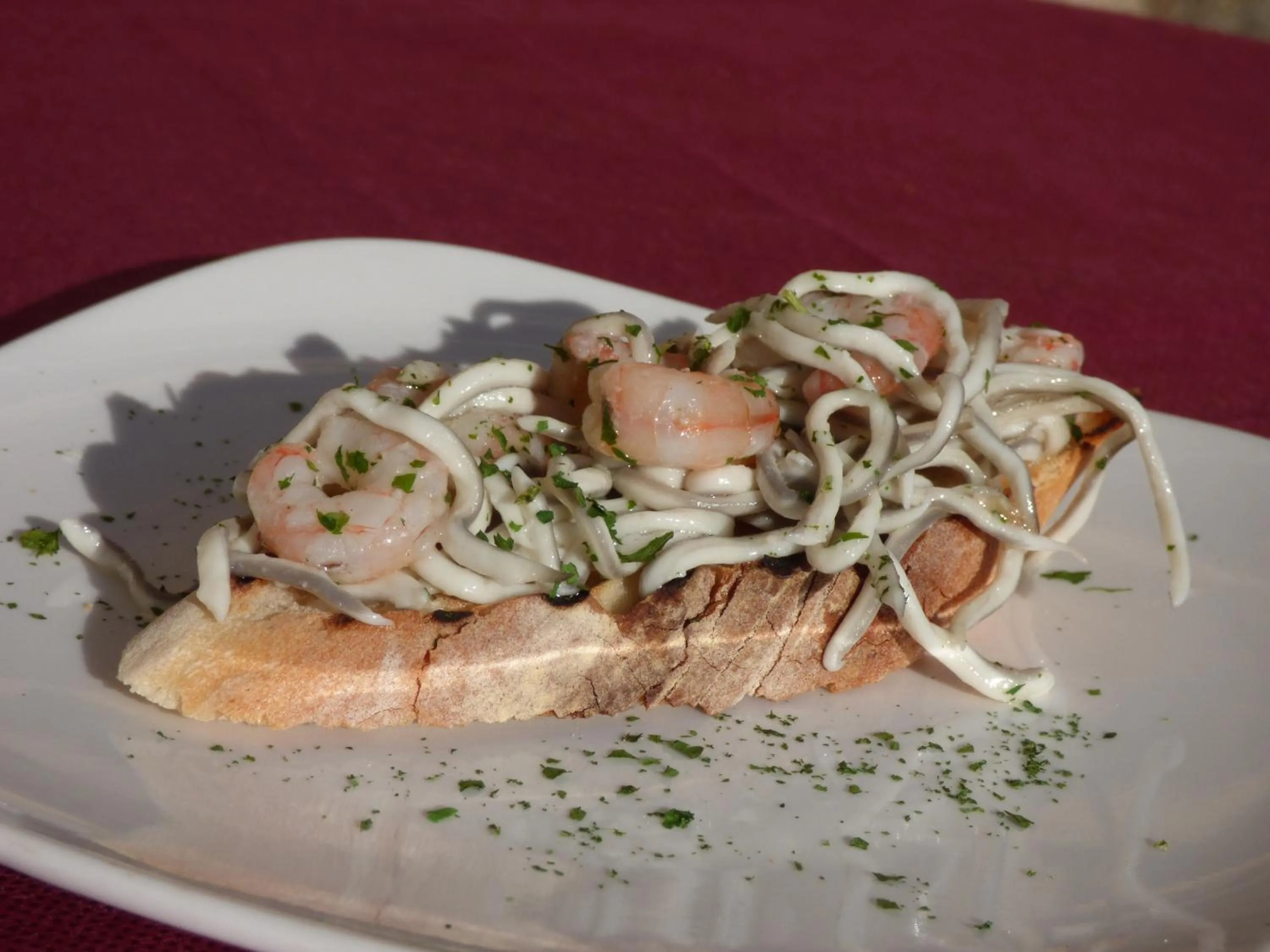 Food in La Posada de Pedrazales