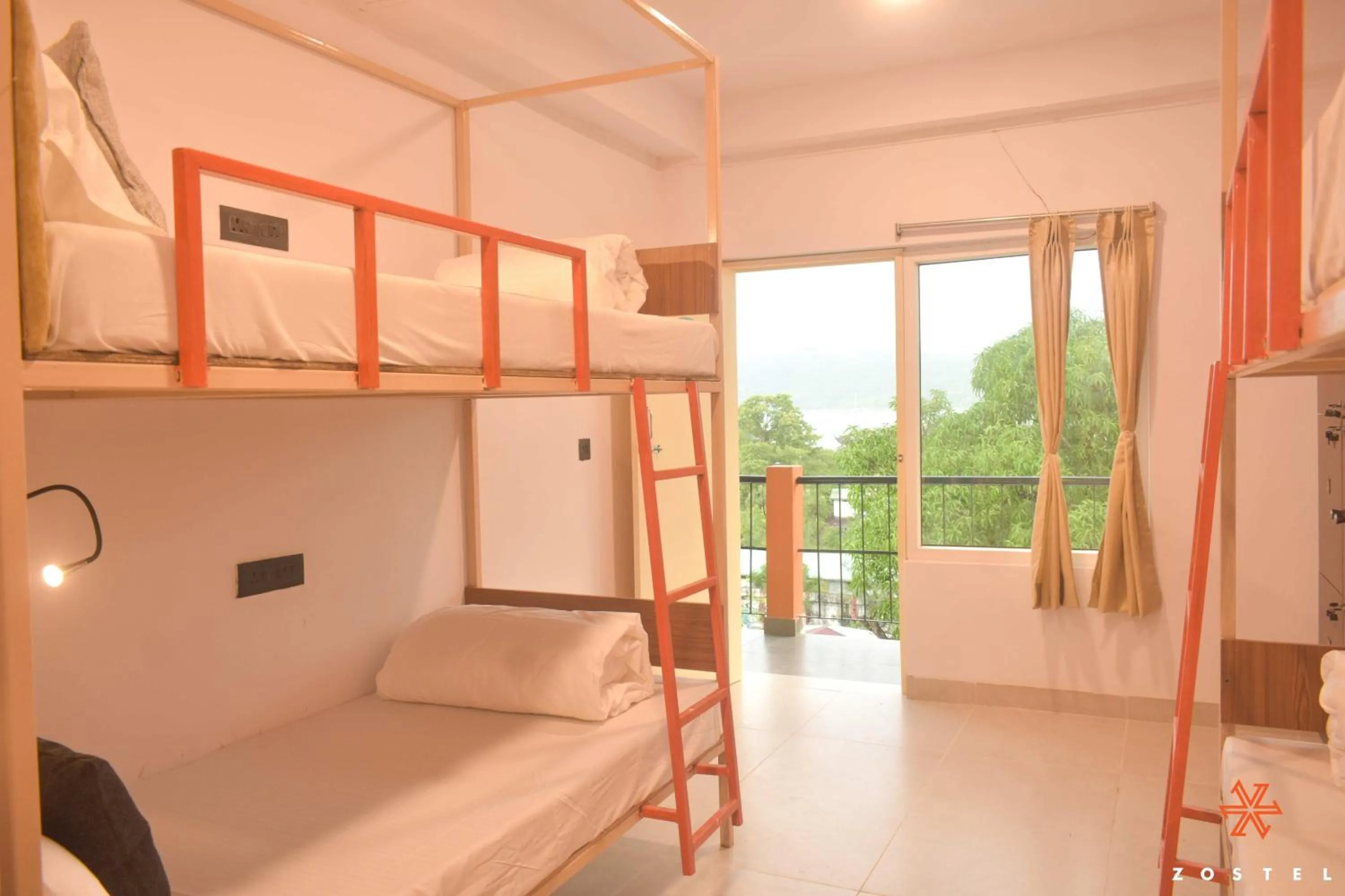 View (from property/room), Bed in Zostel Port Blair