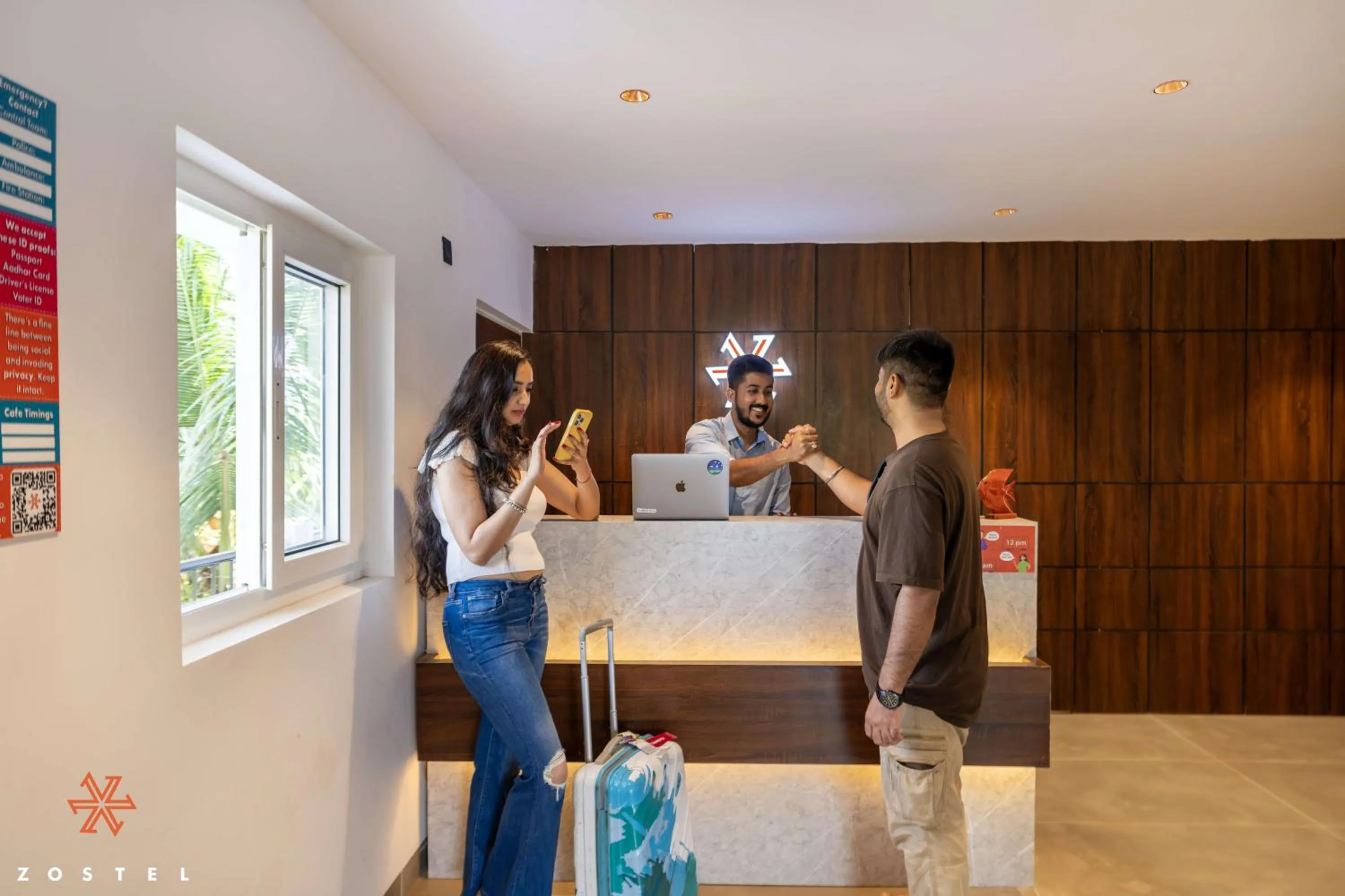 Staff in Zostel Port Blair