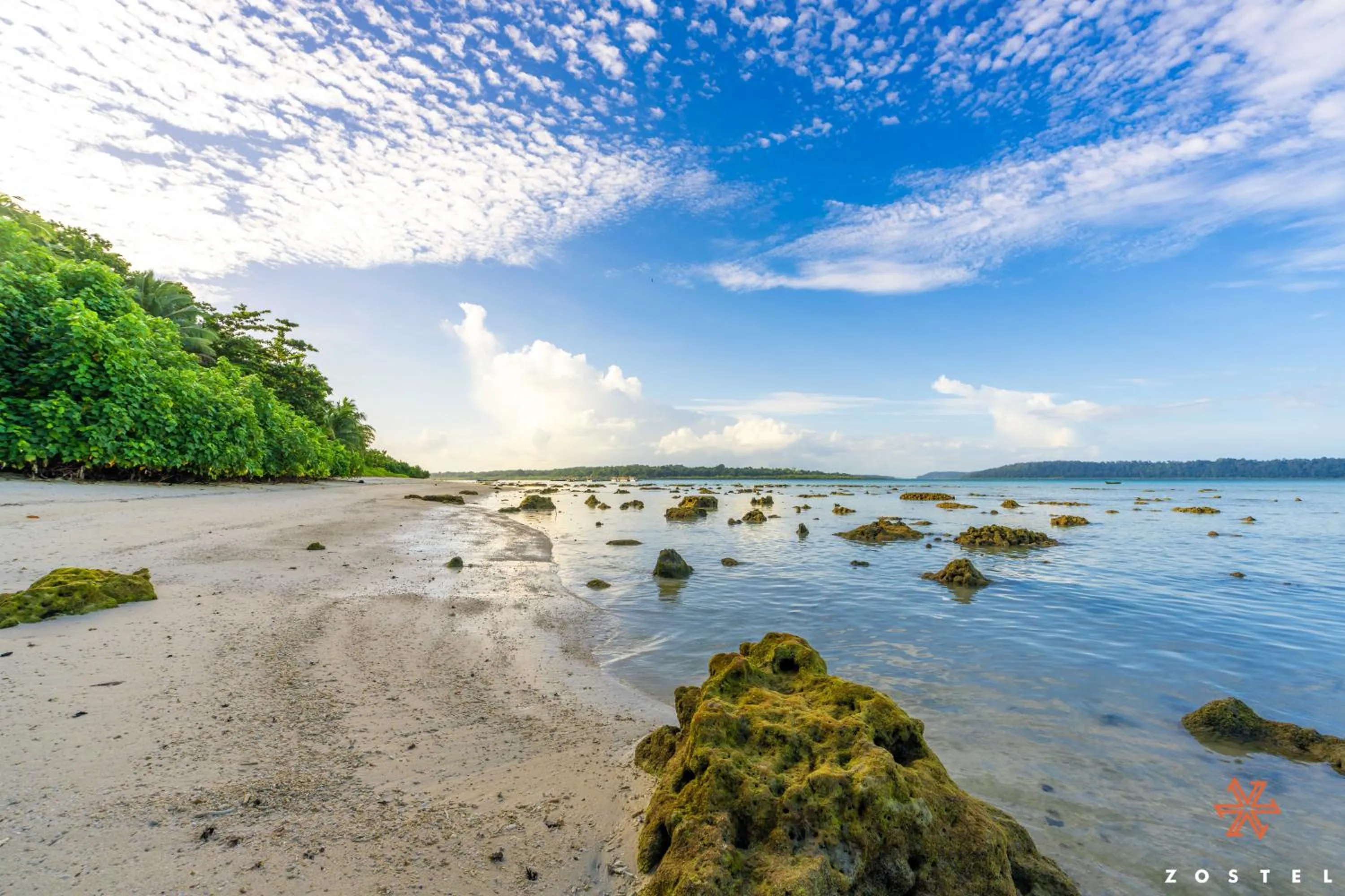 Sea view in Zostel Port Blair