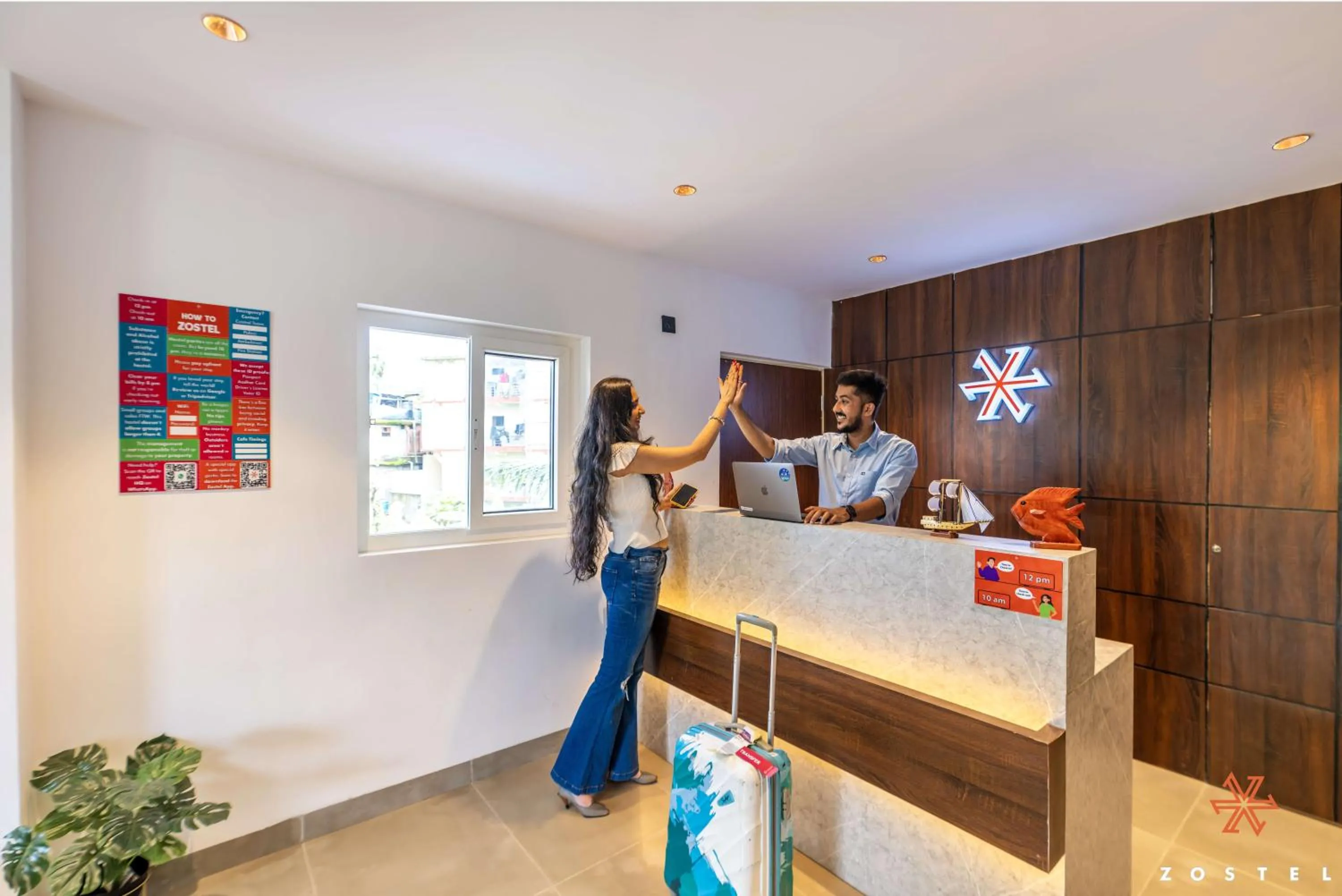 Staff in Zostel Port Blair