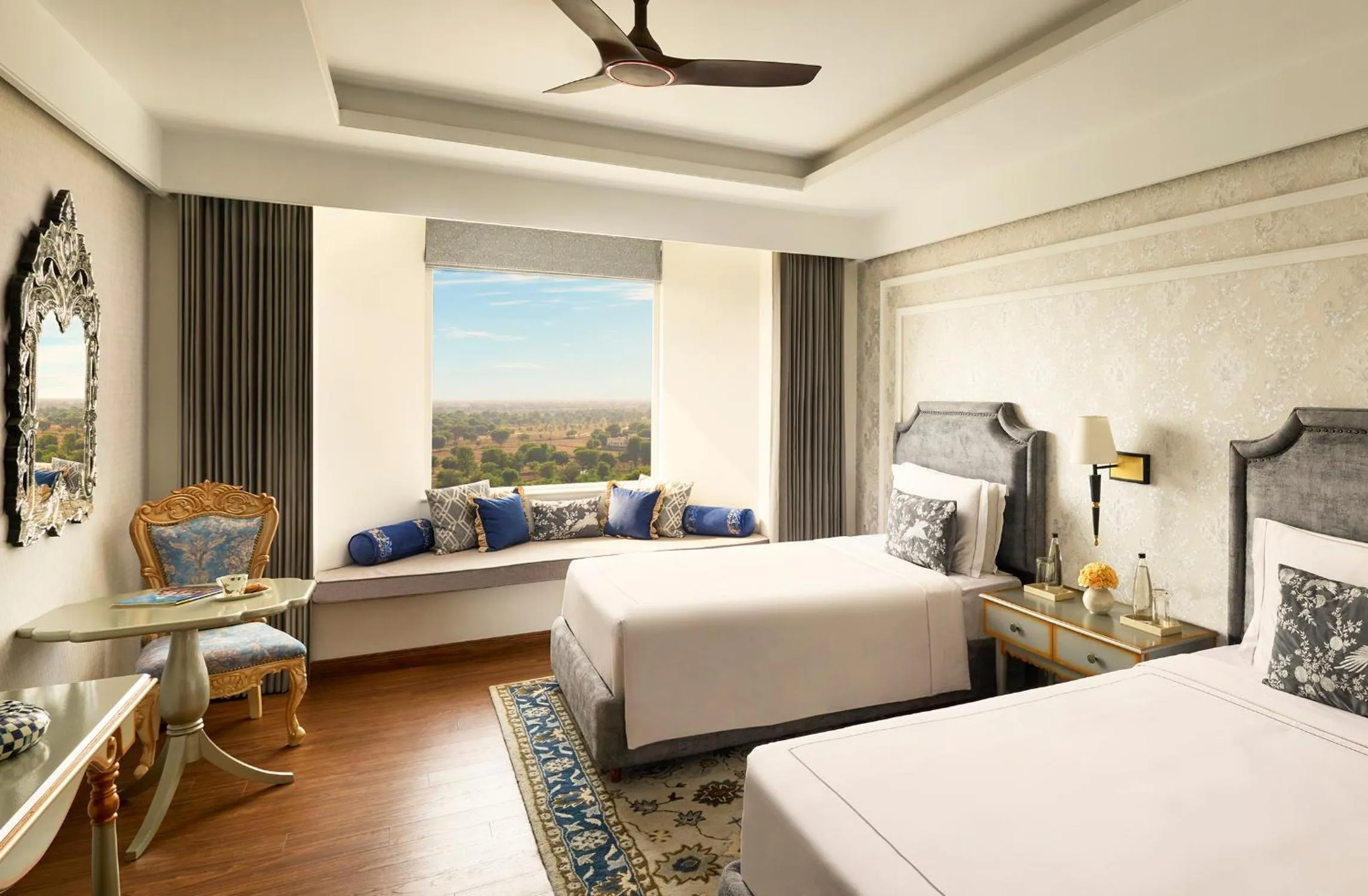 Bedroom, Bed in Anantara Jewel Bagh Jaipur