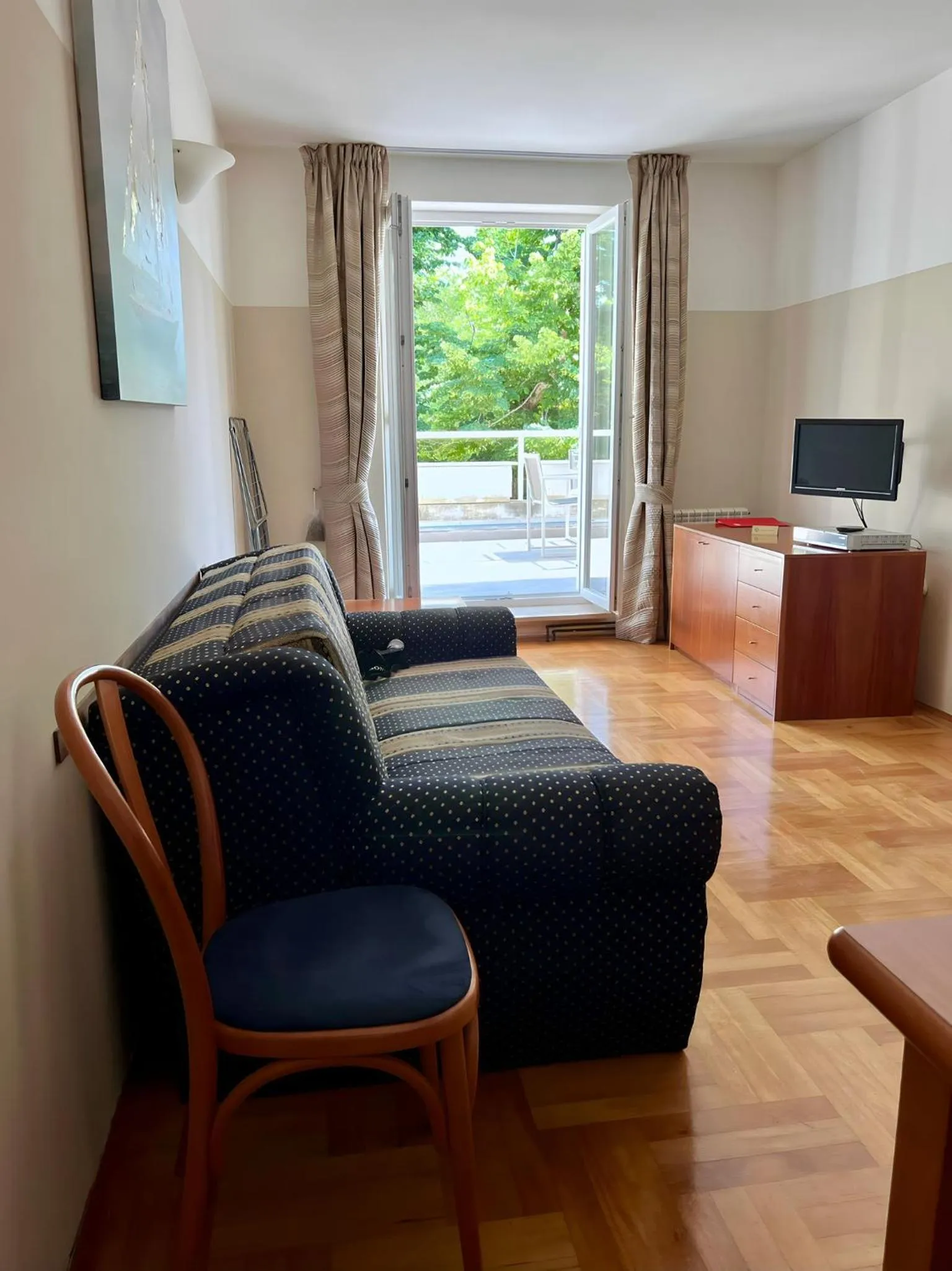 Seating area in Villa Valdepian Apartments