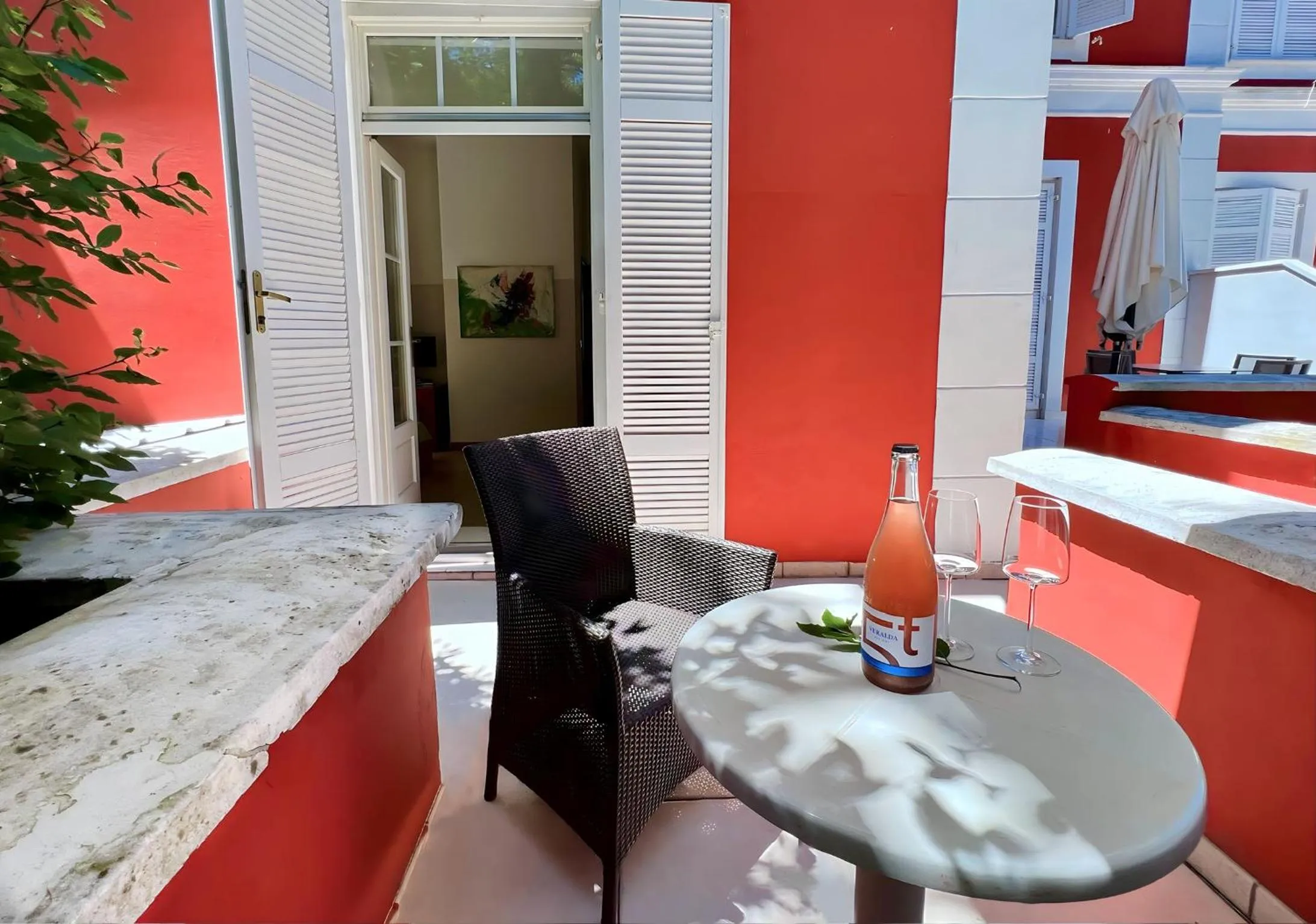 Balcony/Terrace in Villa Valdepian Apartments