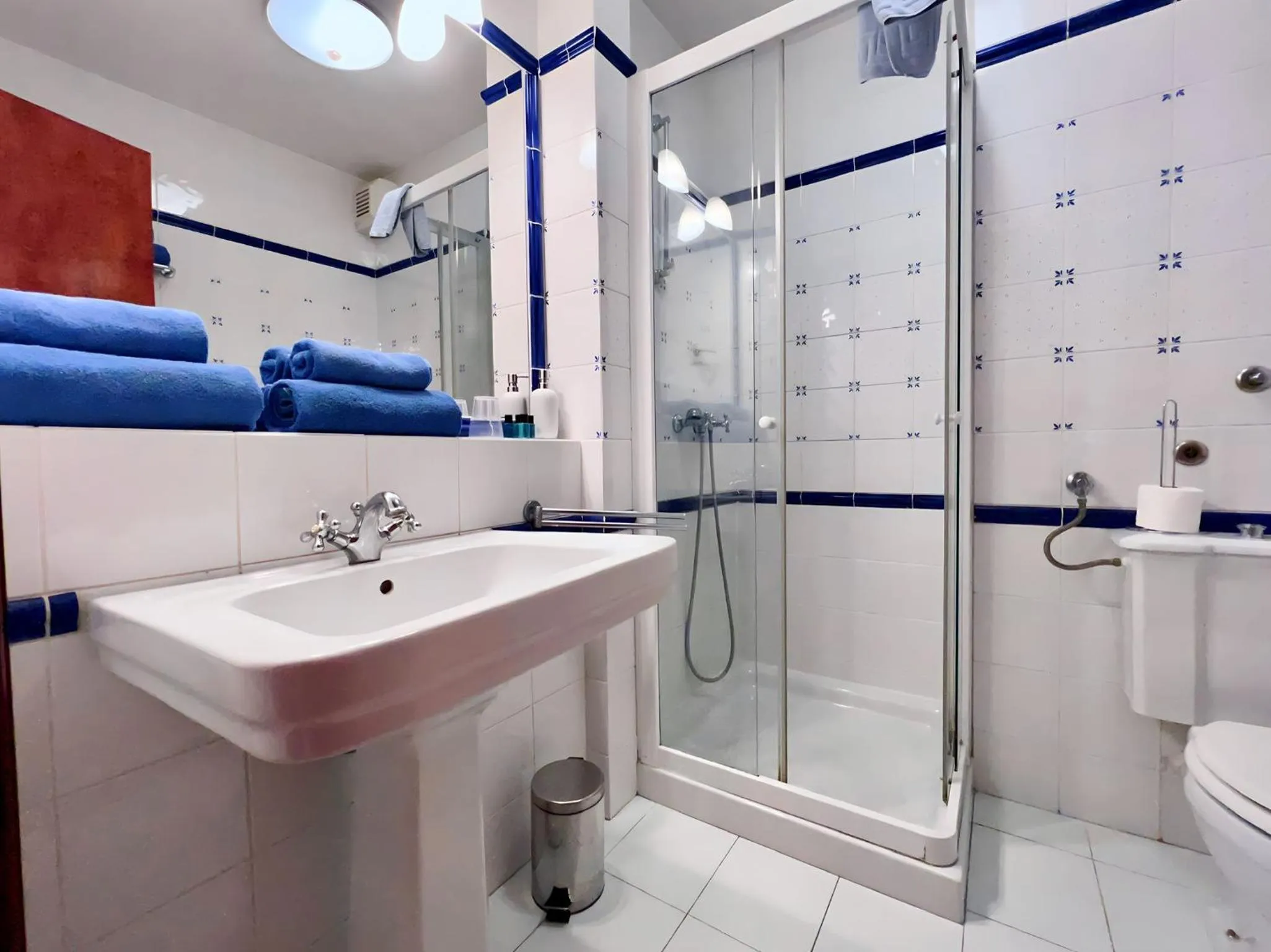 Shower in Villa Valdepian Apartments