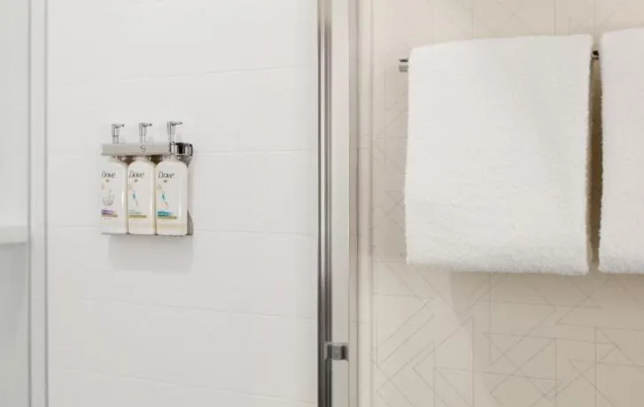 Shower in Holiday Inn Express & Suites Stevensville - Benton Harbor by IHG
