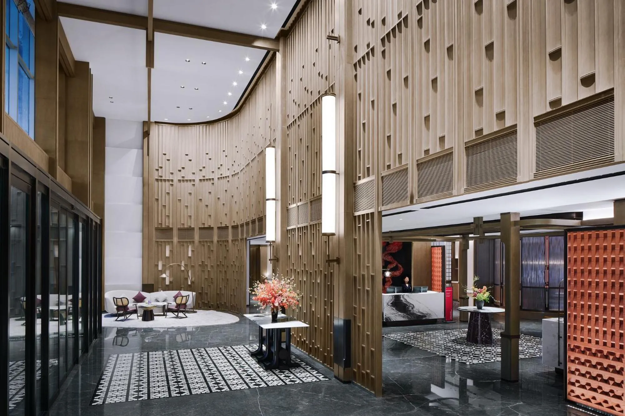 Lobby or reception in HUALUXE Chongqing Science Hall