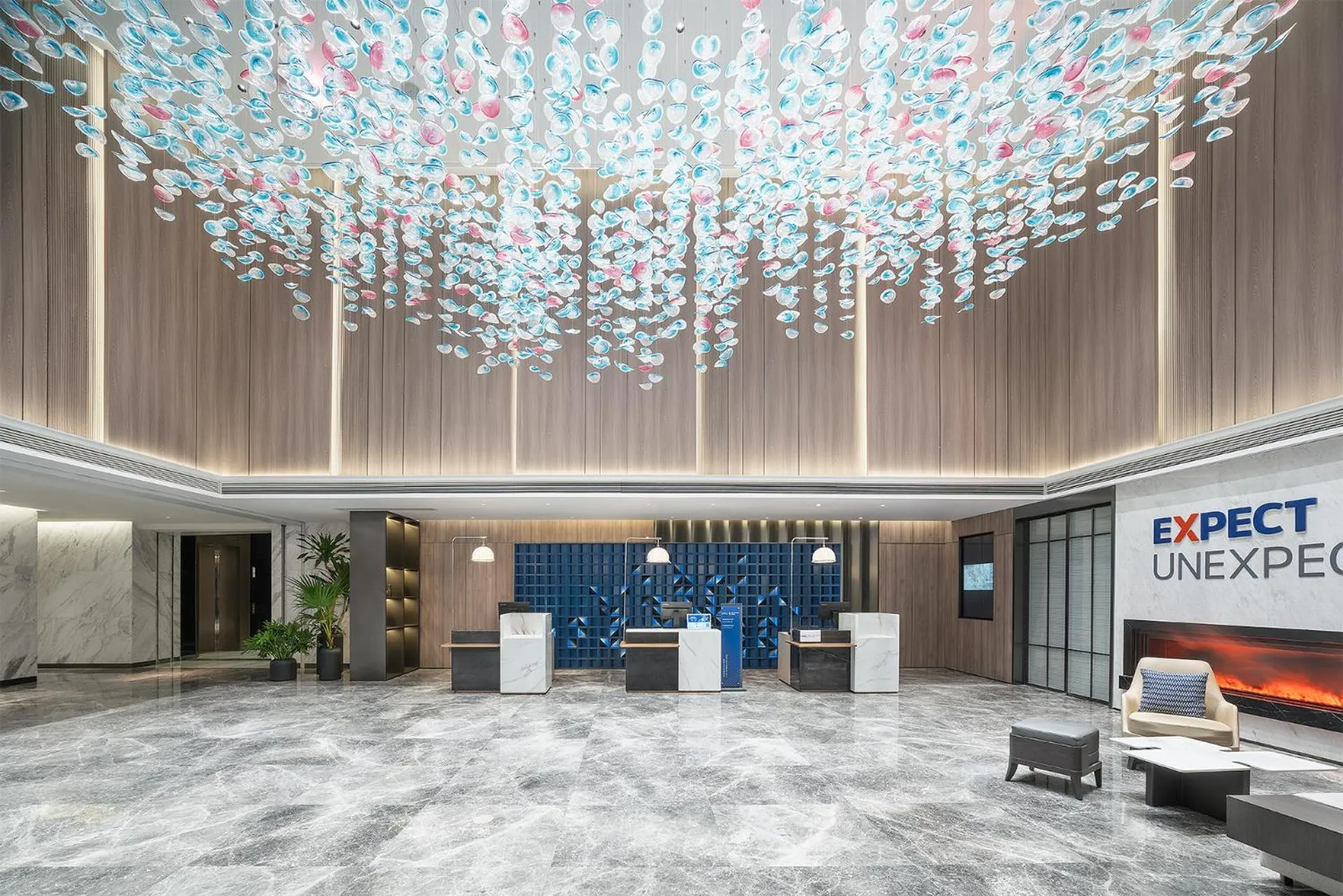 Lobby or reception in Holiday Inn Express Nanchang High-Tech Zone by IHG