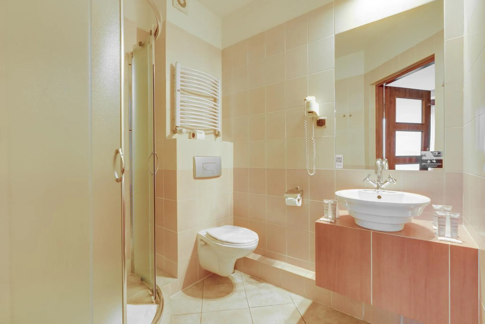 Shower in Hotel Diament Vacanza Katowice - Siemianowice