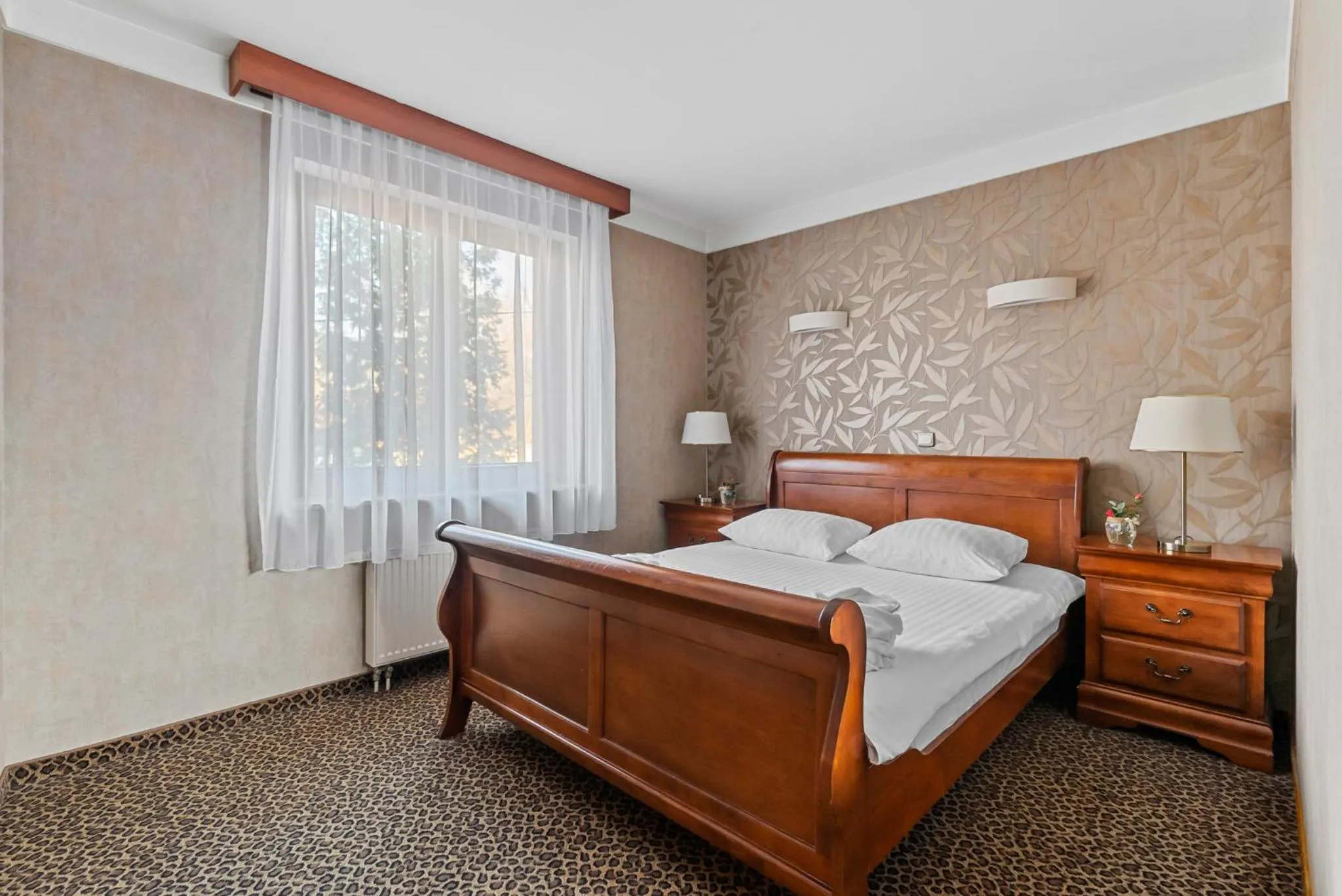 Bed in Hotel Diament Vacanza Katowice - Siemianowice