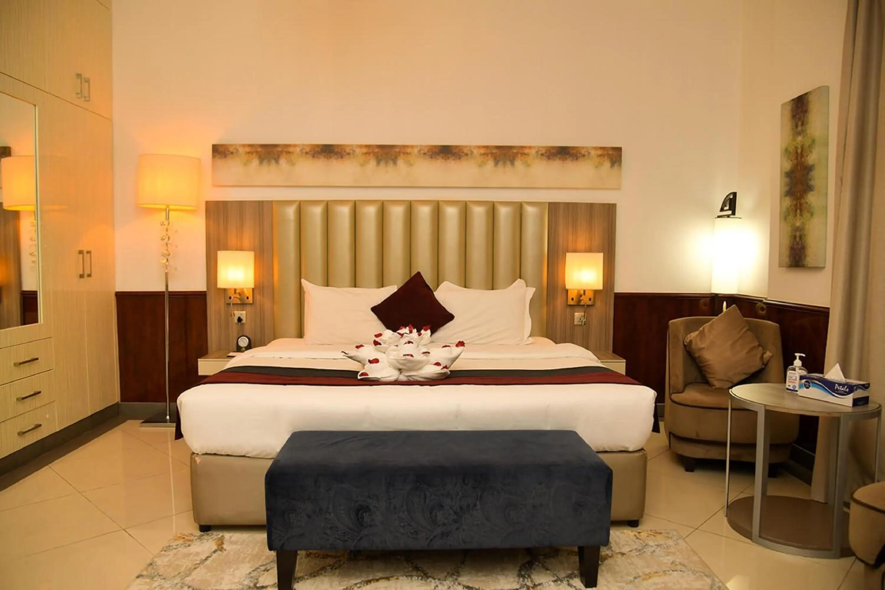 Bed in Claridge Star Hotel