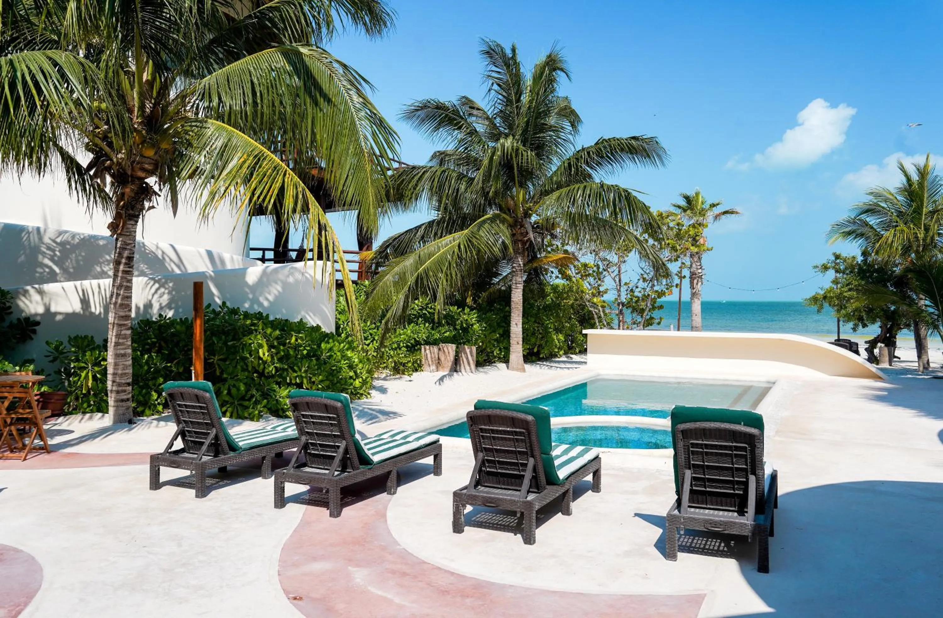 Swimming pool in Beachfront Hotel Boutique DK
