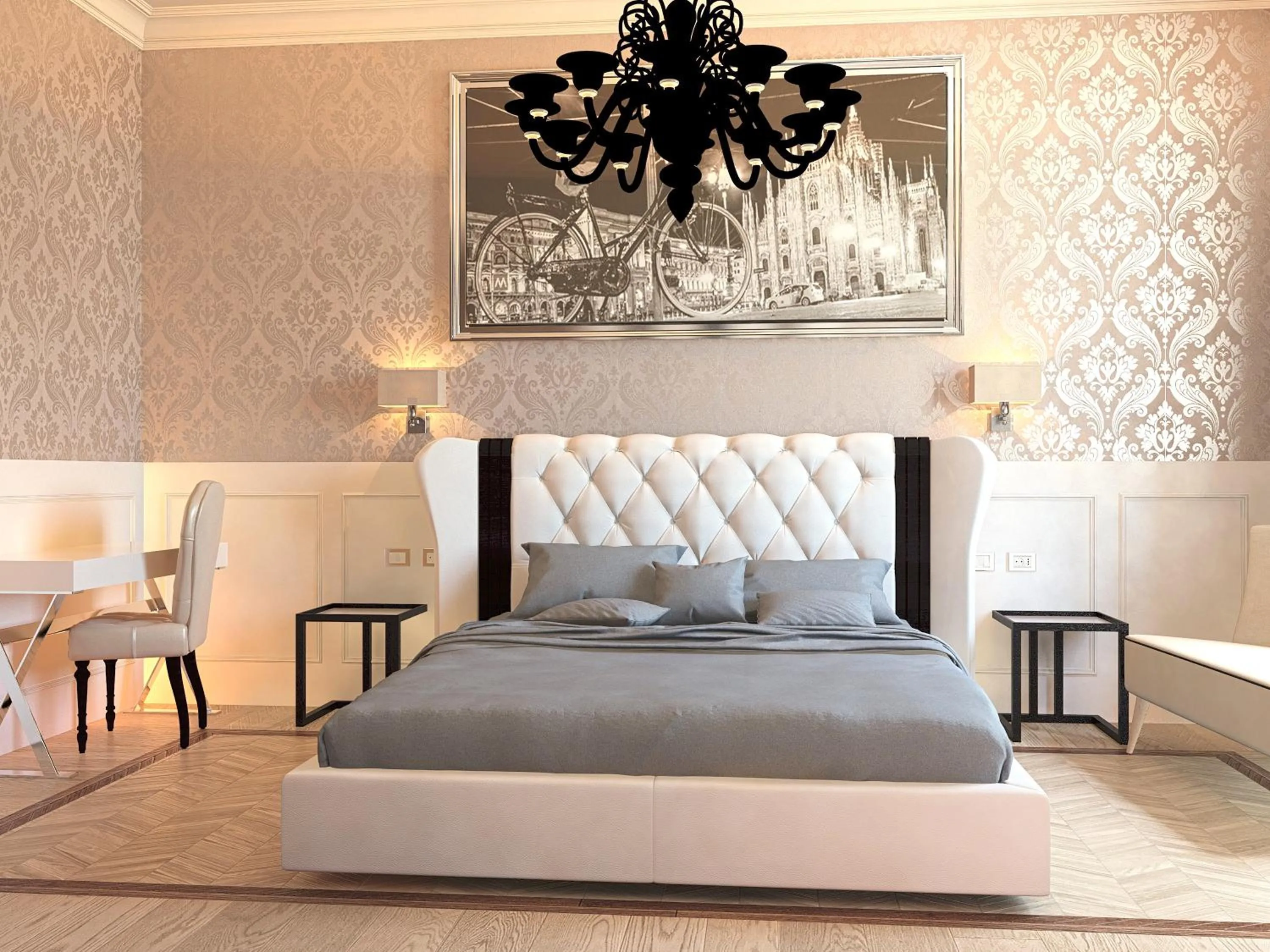 Bedroom, Bed in Duomo Rooms