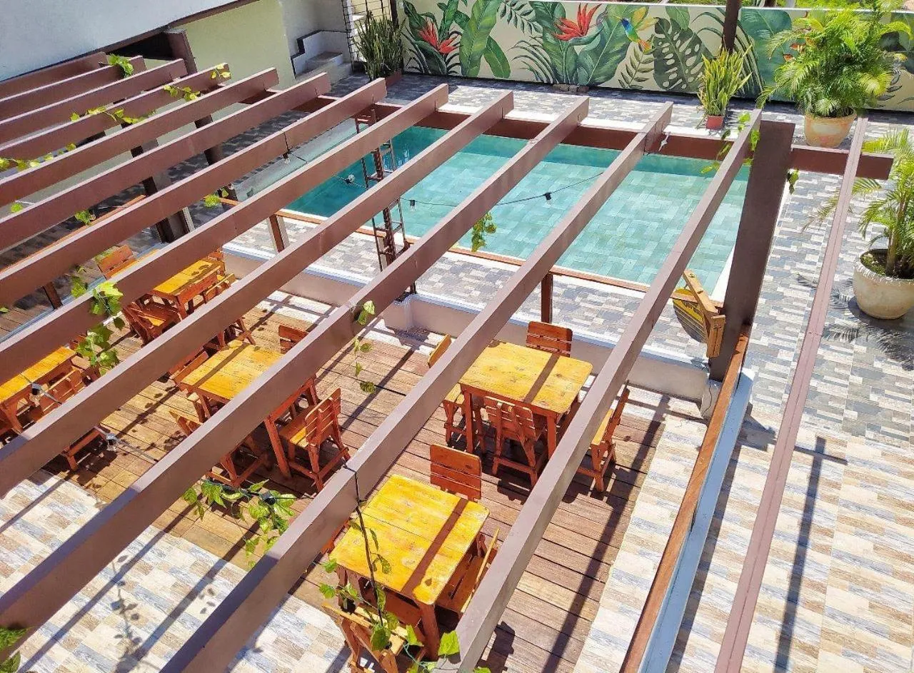 Pool view in Hotel Rodadero Relax