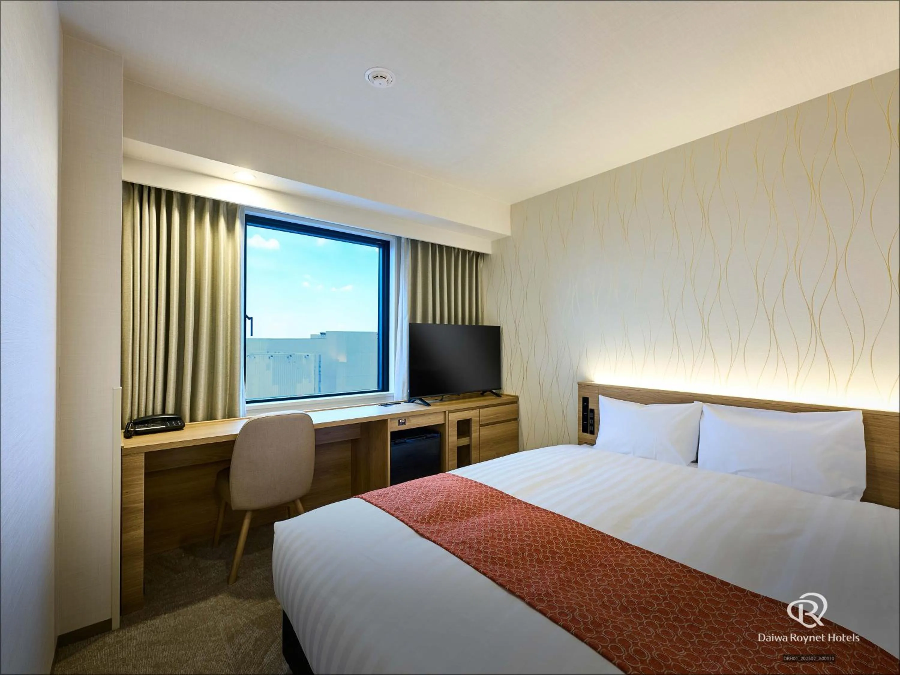 Photo of the whole room, Bed in Daiwa Roynet Hotel Akita Ekimae