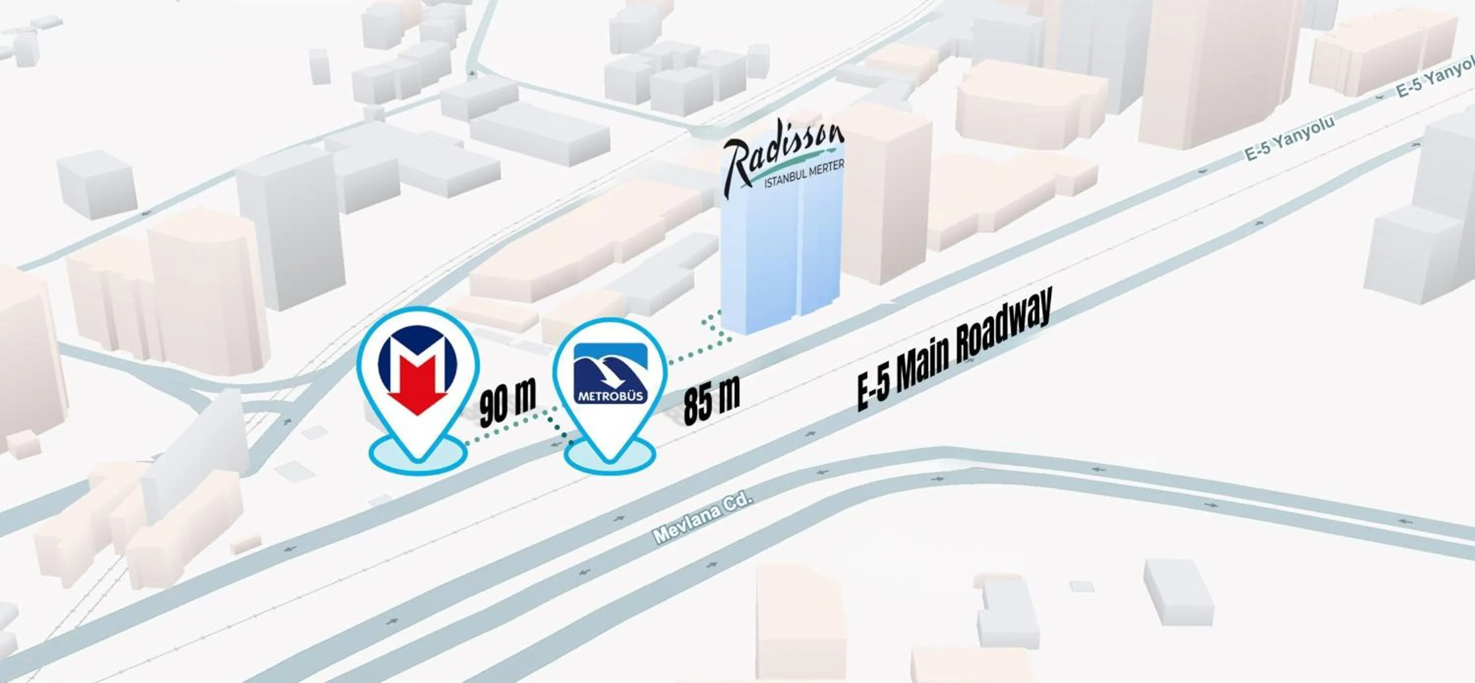 Off site in Radisson Hotel Istanbul Merter