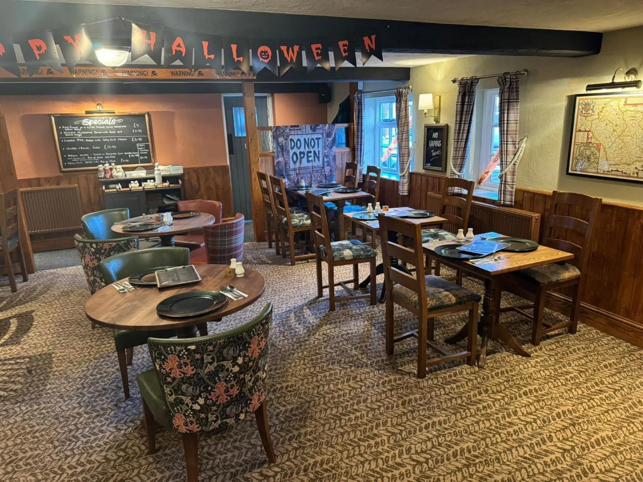 Dining area in The Shambles
