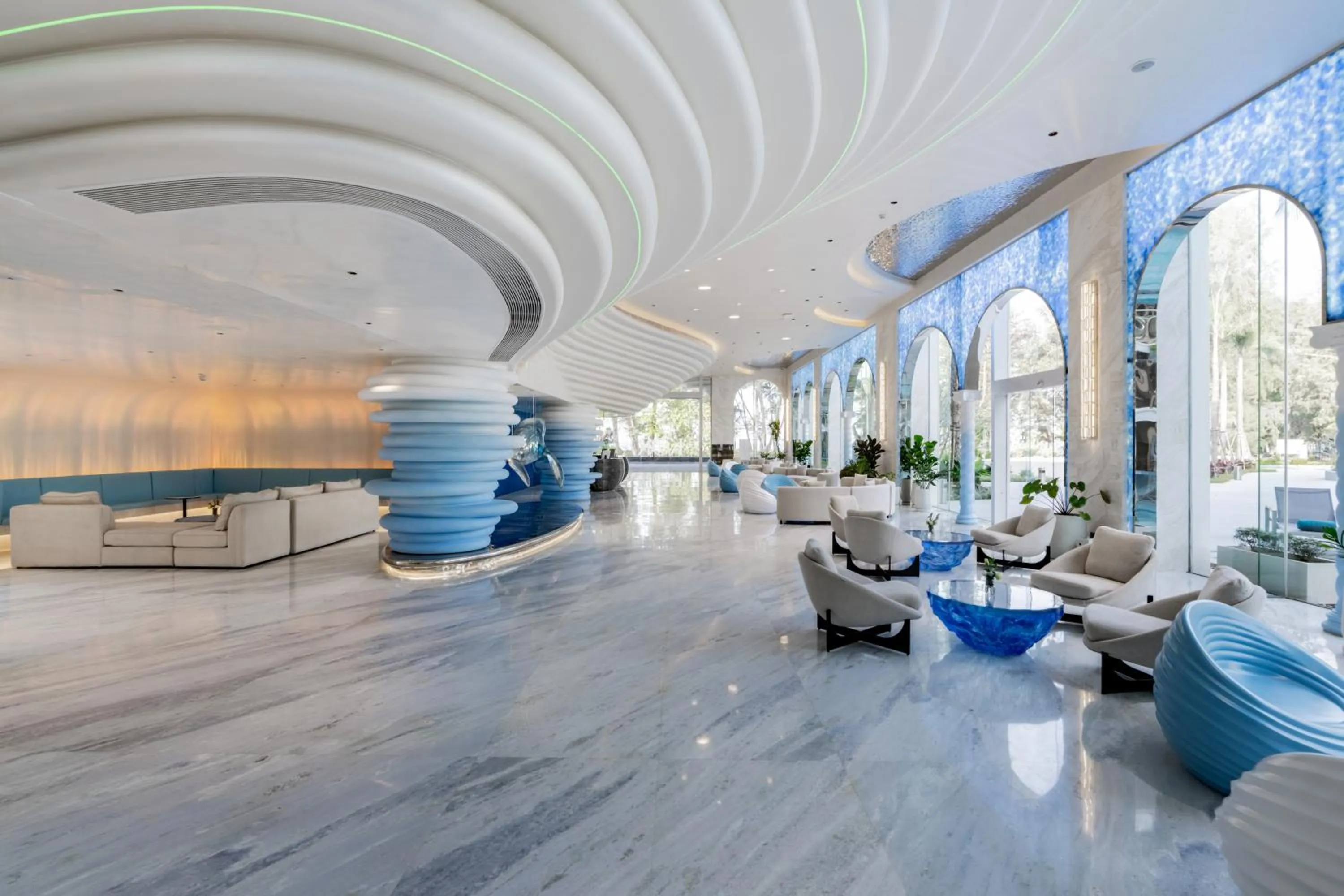 Lobby or reception in Kora Beach Resort Phuket