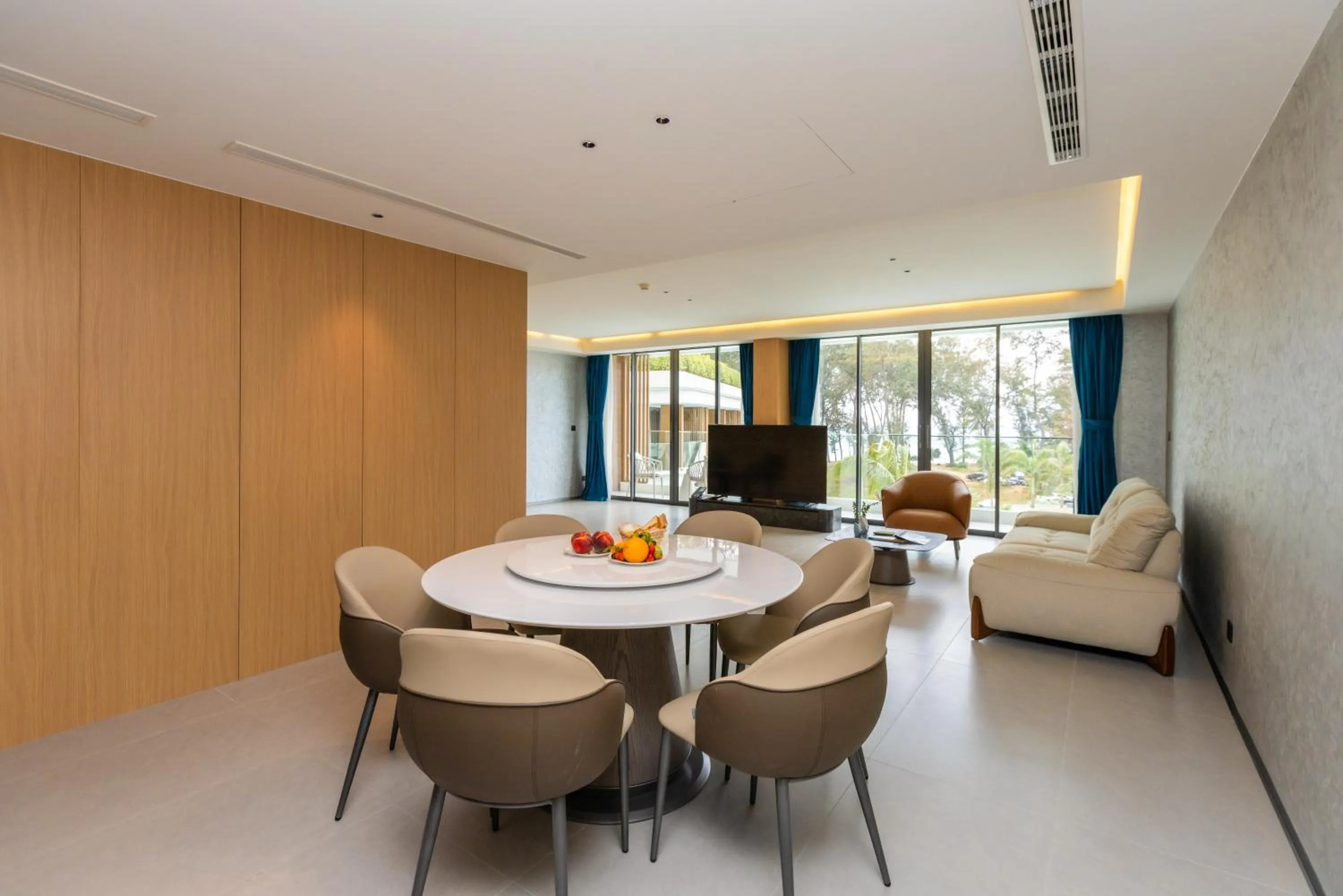 Seating area in Kora Beach Resort Phuket