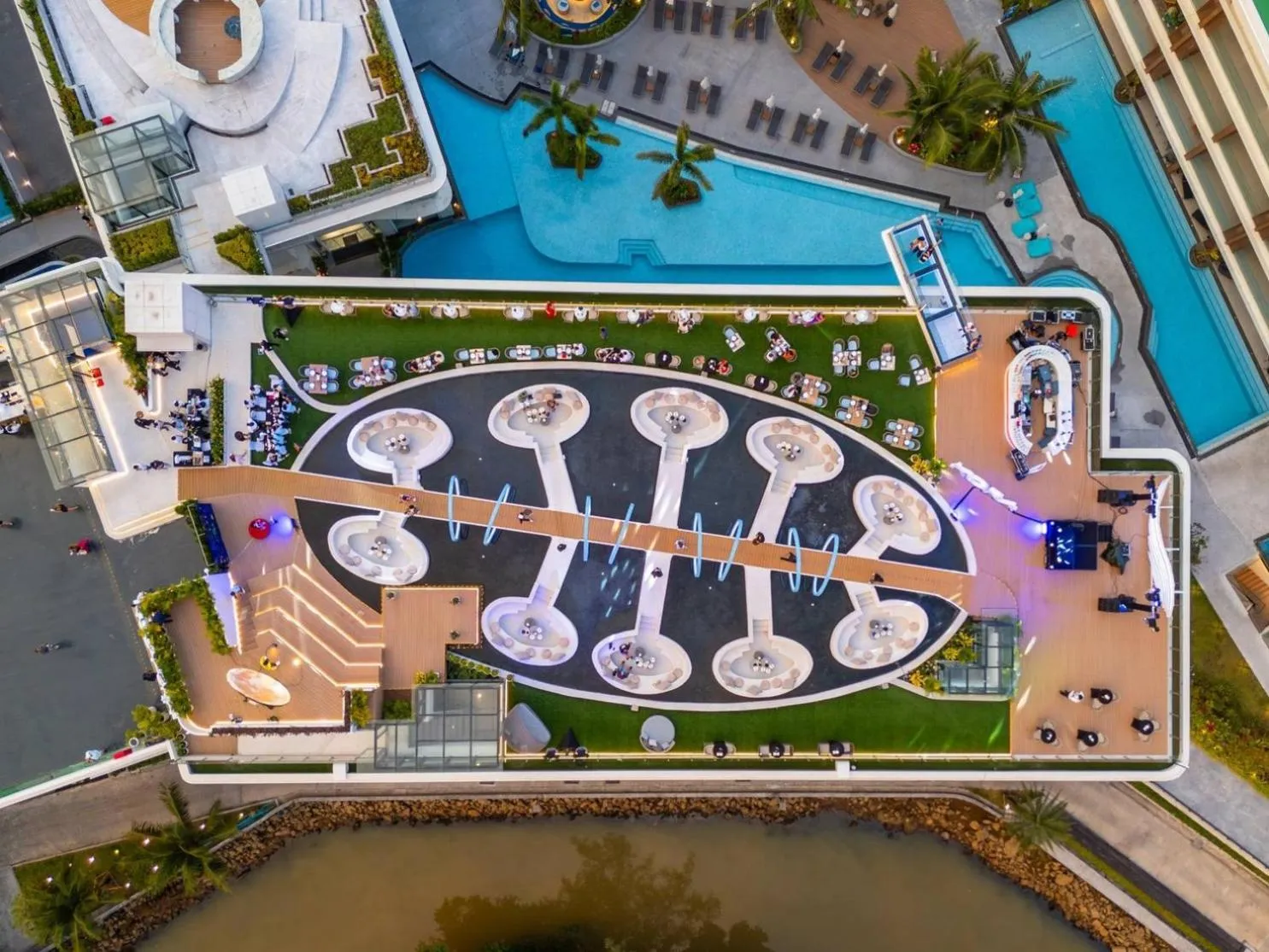 Property building in Kora Beach Resort Phuket